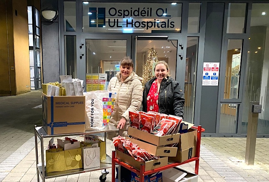 Limerick Charity Lets Fund It Donates 300 Goodie Bags to UHLs Children's Ark