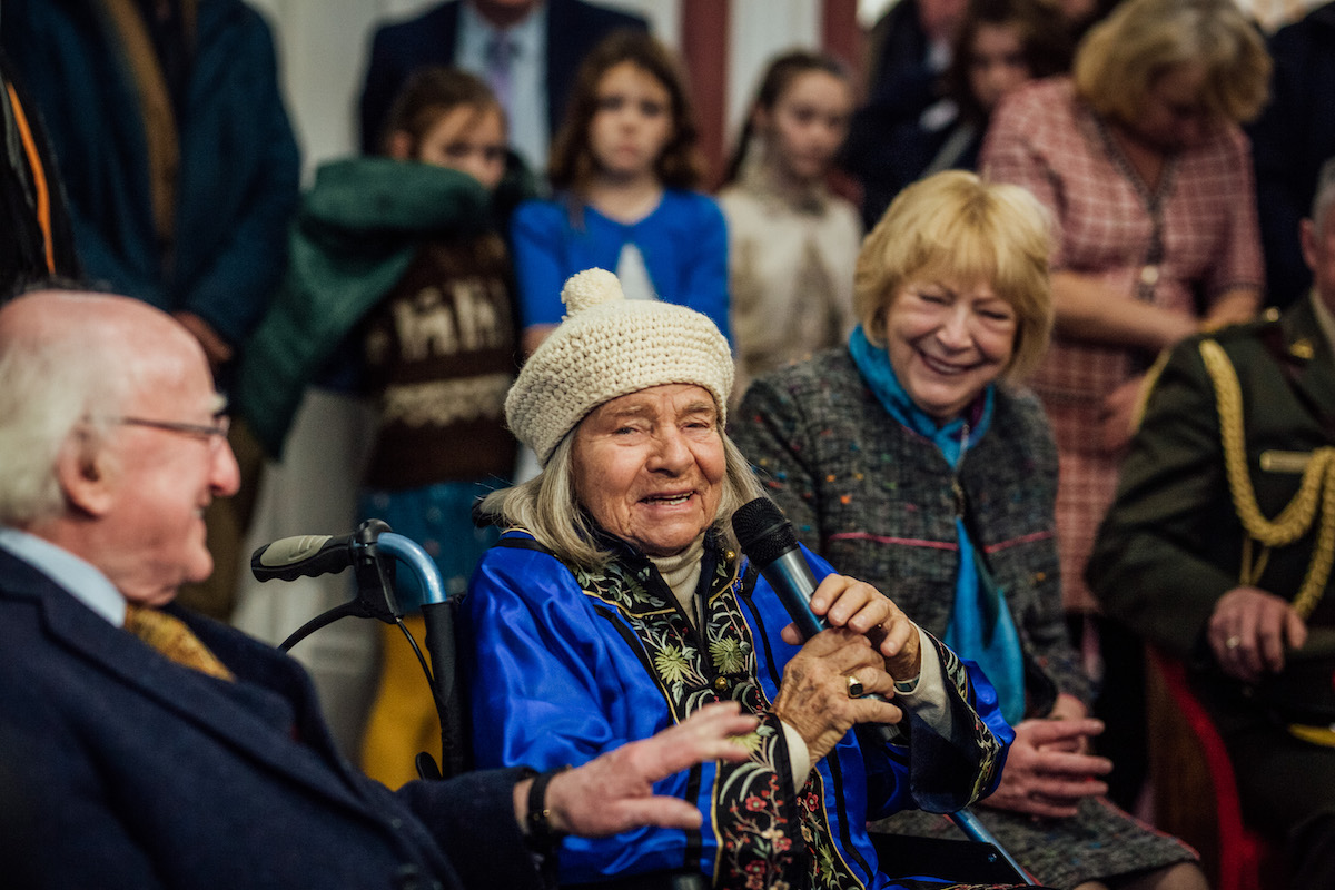 President Michael D Higgins officially opens ‘Imogen Stuart - In Her Hands’ at MIC