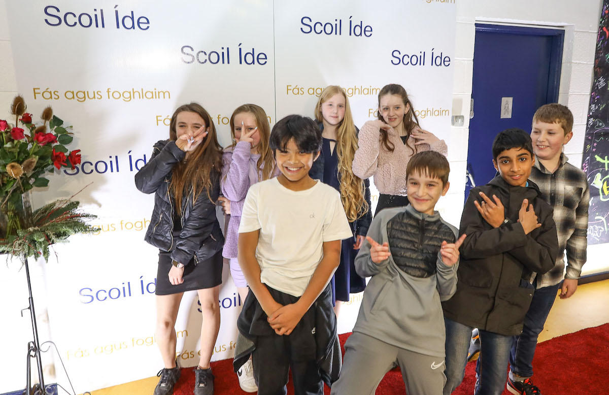Students of Scoil Ide Heaney Class hold an exclusive film screening event