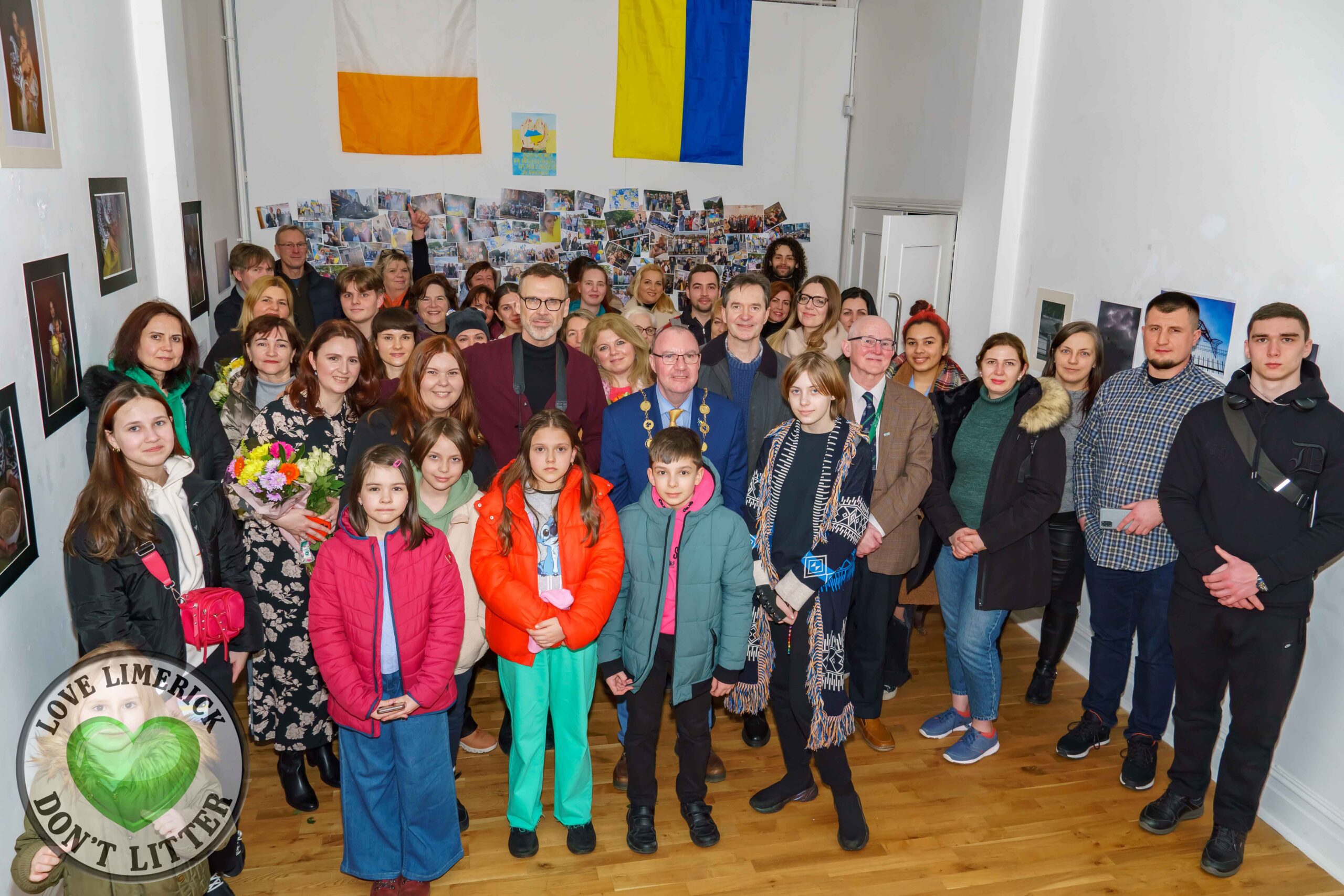 The With Faith exhibition, running at the Limerick Museum until February 28, 2023, features the photography works of Olena Oleksiienko and Kateryna Vyshemirska