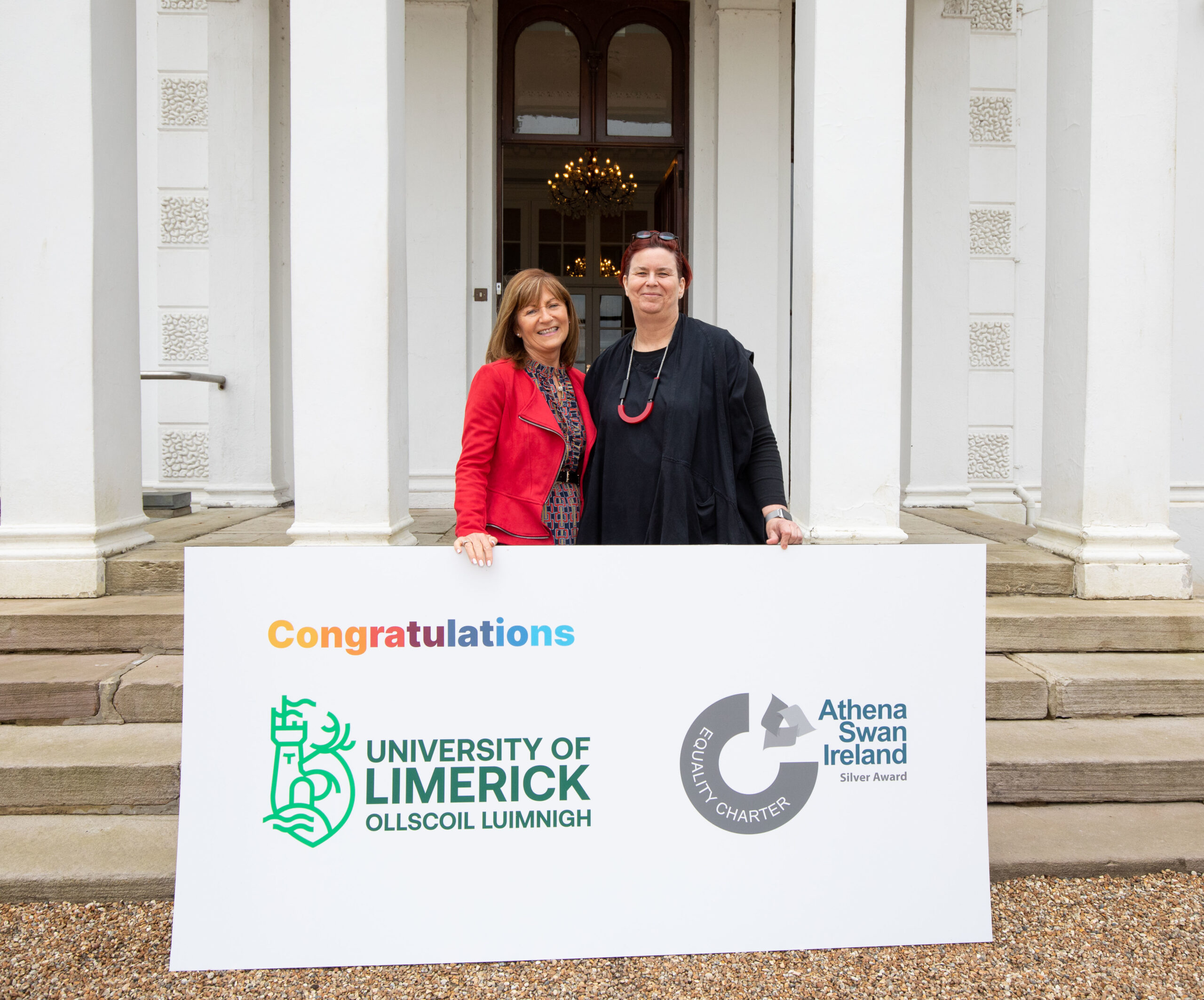 03.04.23 President Kerstin Mey UL with Dr. Marie Connolly Director Human Rights, Equality, Diversity and Inclusion - Athena Swan lead Picture: Alan Place