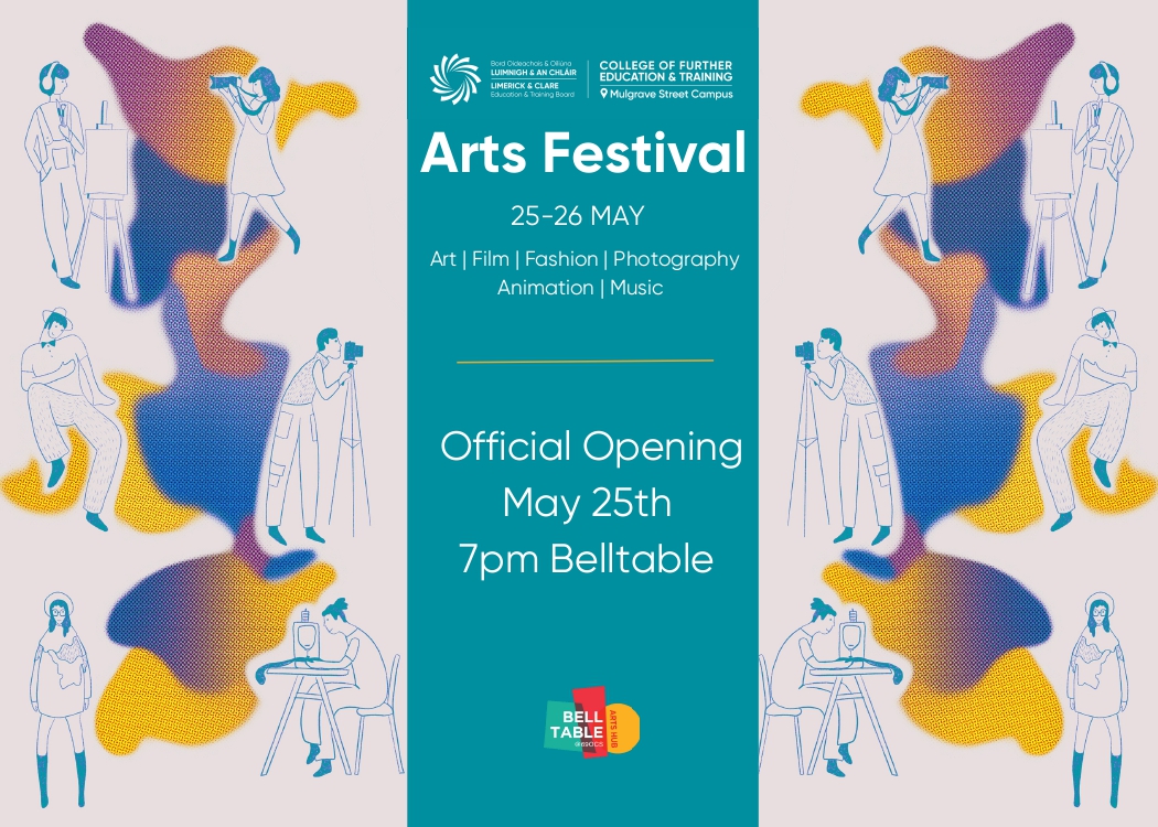 College of FET Arts Festival this May 25-26 will showcase learners' work, promoting the creative offerings available at the campus