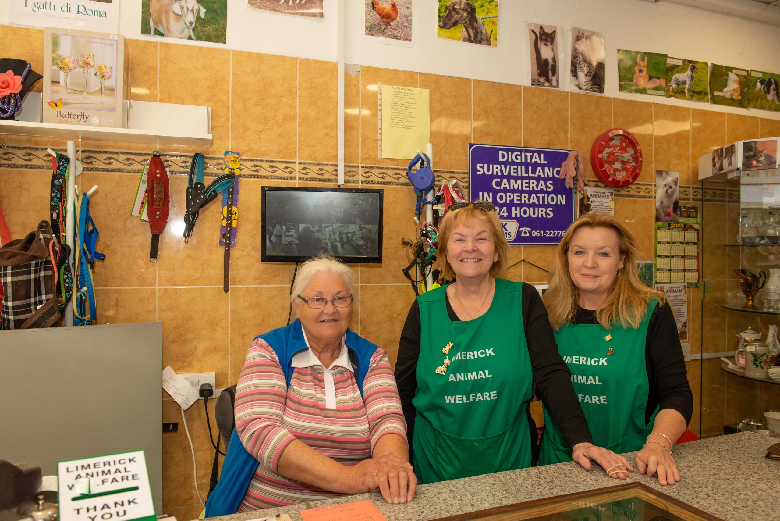 Sarsfield Credit Union are thrilled to choose Limerick Animal Welfare (LAW) as their charity partner for 2023! Pictured are Brid Duhan, Annette O'Carroll and Margaret Toomey. Picture: Olena Oleksienko/ilovelimerick