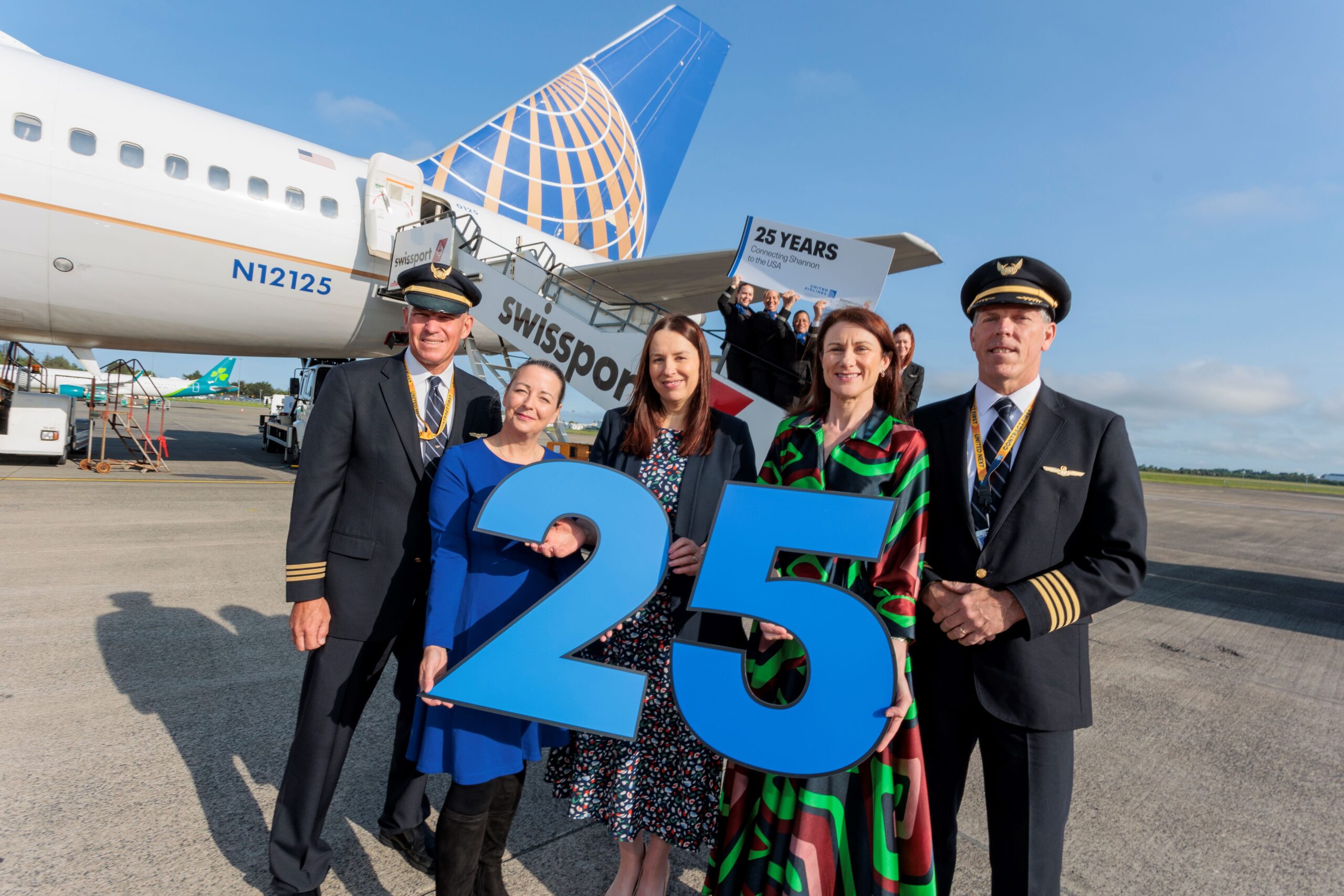 Shannon Airport and United Airlines marks 25th anniversary of New York/Newark Service