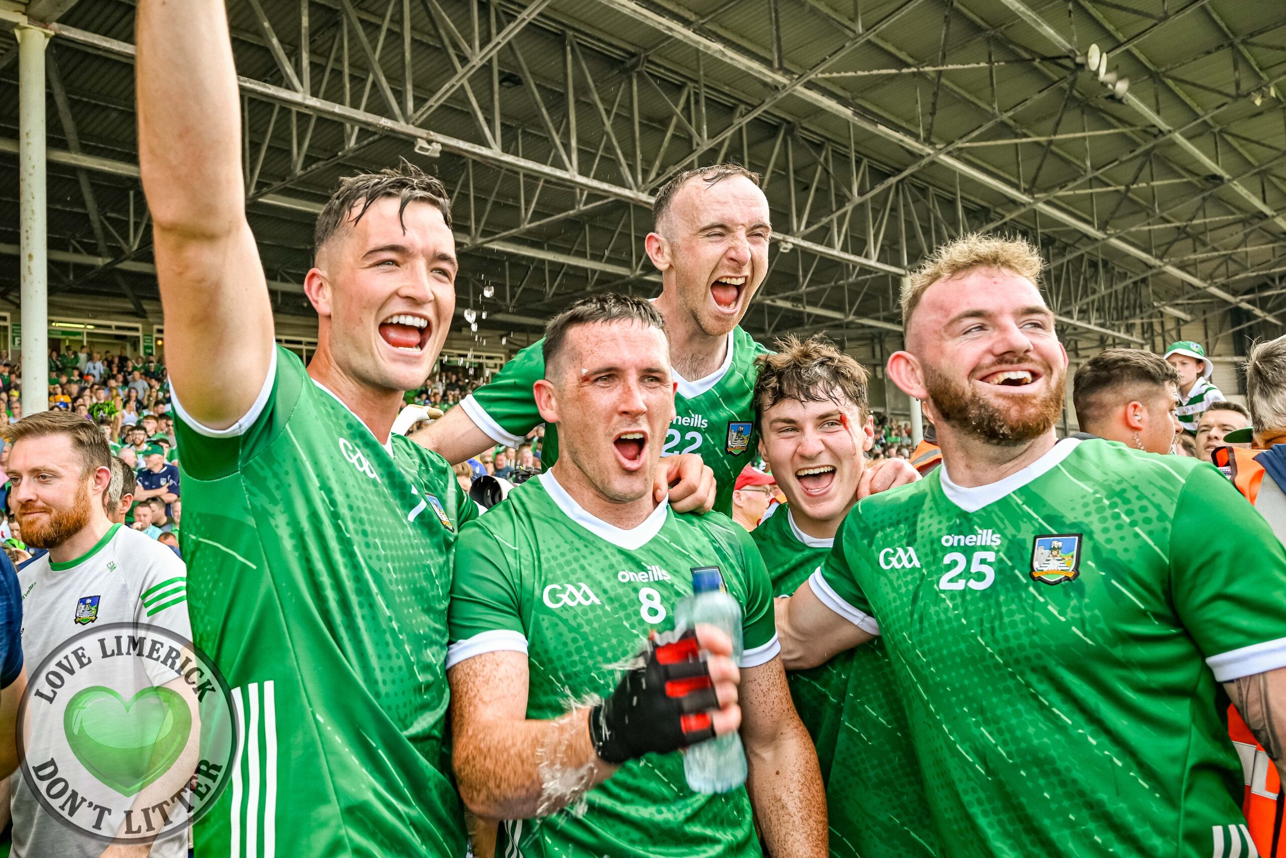 Limerick Senior Hurlers make it five-in-a-row Munster Championships, defeating Clare in front of a sold-out TUS Gaelic Grounds audience