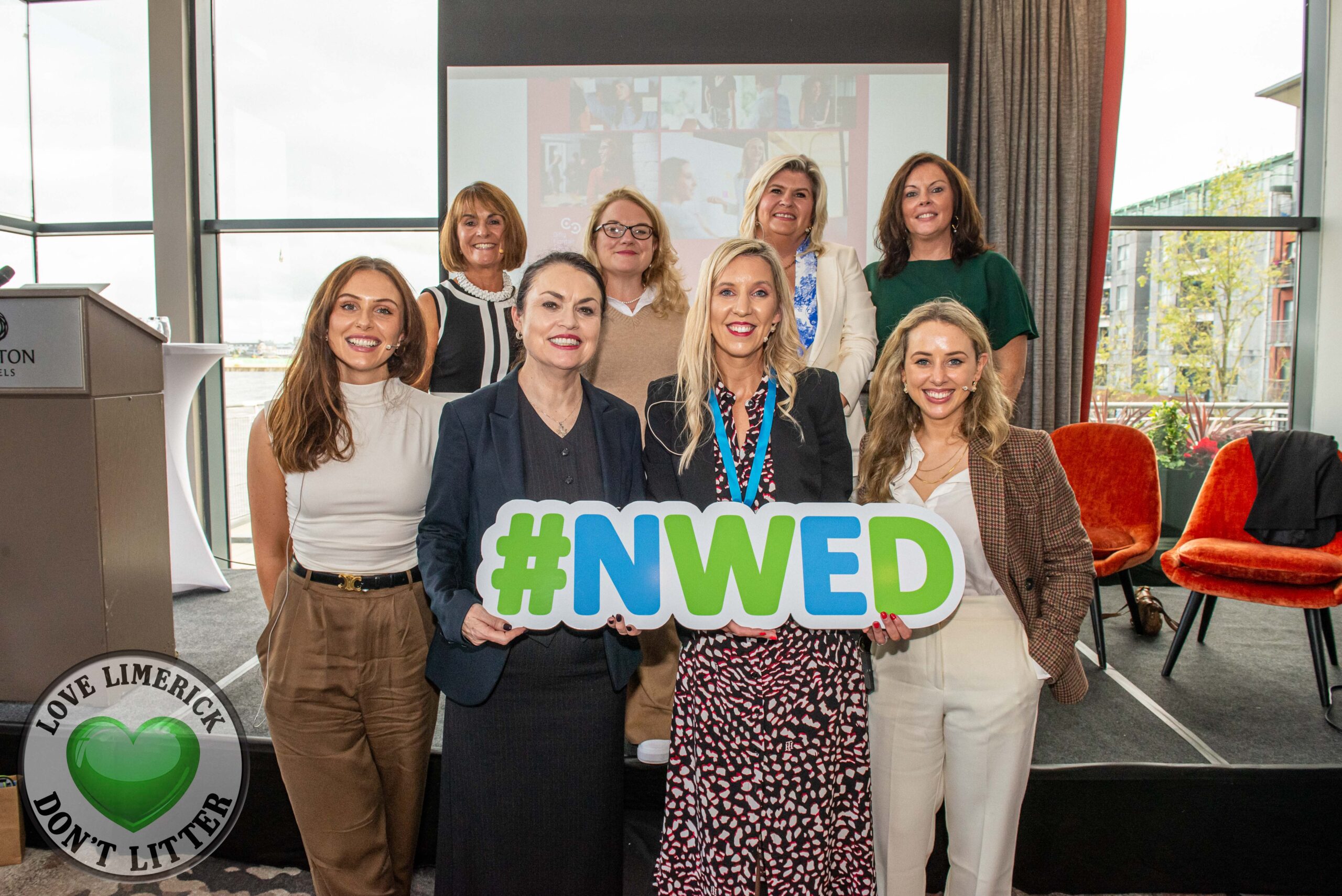 National Women’s Enterprise Day 2023 event - Pictured above are the speakers, panelists and organisers of the event which took place at the Clayton Hotel. Picture: Olena Oleksienko/ilovelimerick