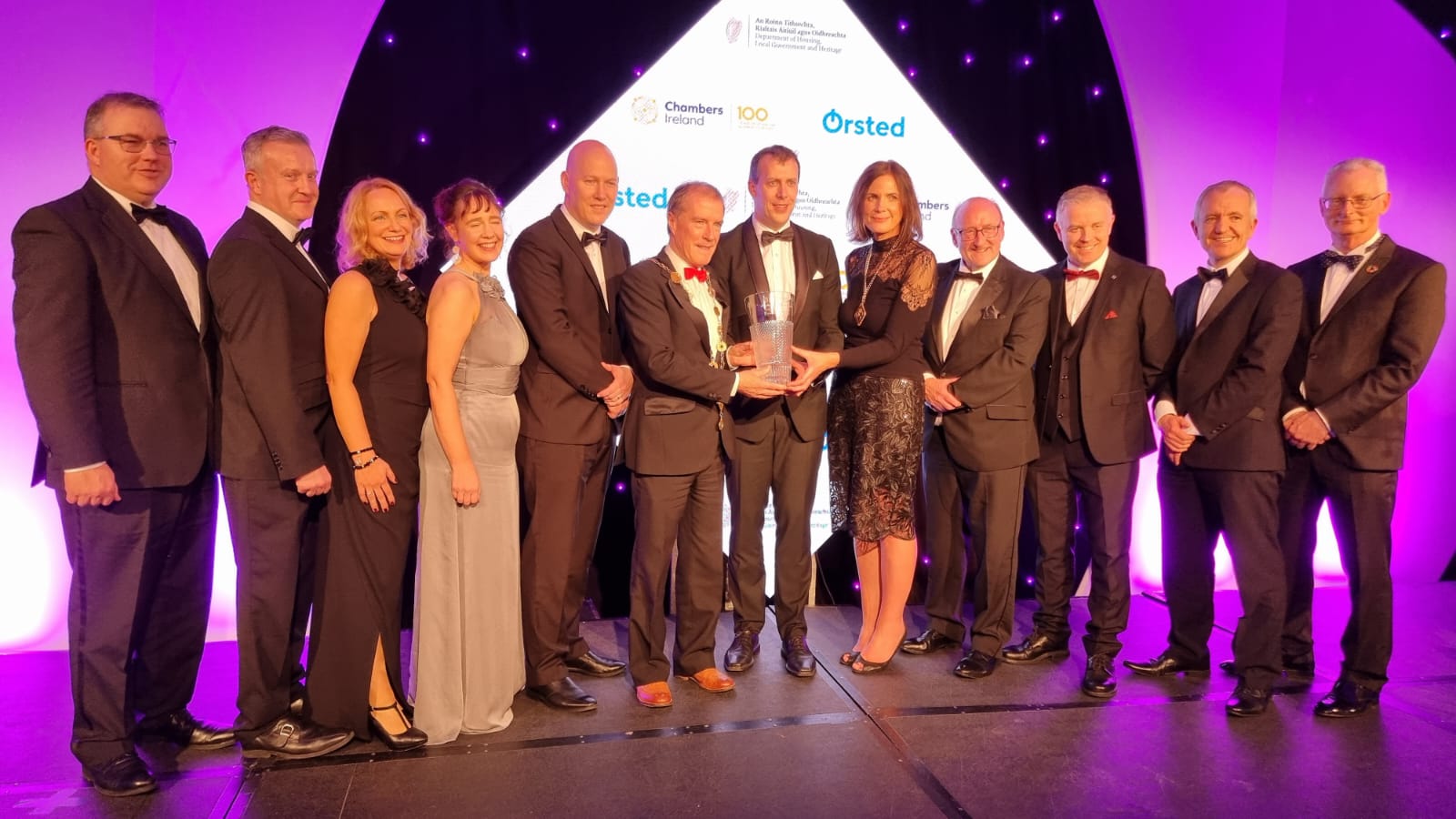 Local Authority of the Year 2023 was bestowed to Limerick Council at Chambers Ireland Excellence in Local Government Awards