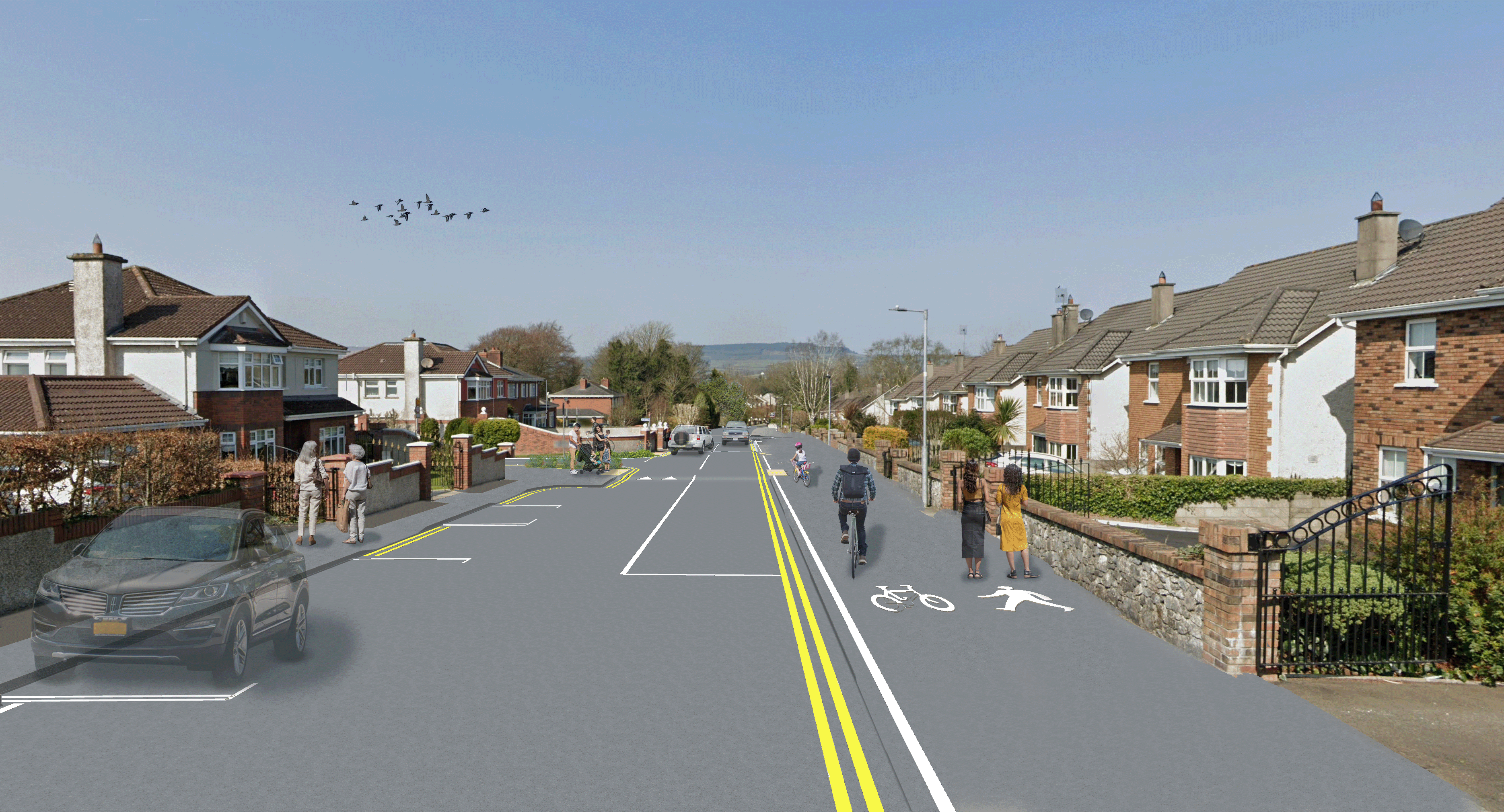 Construction is to begin on Active Travel infrastructure along the Mill Road in Corbally this November 2023