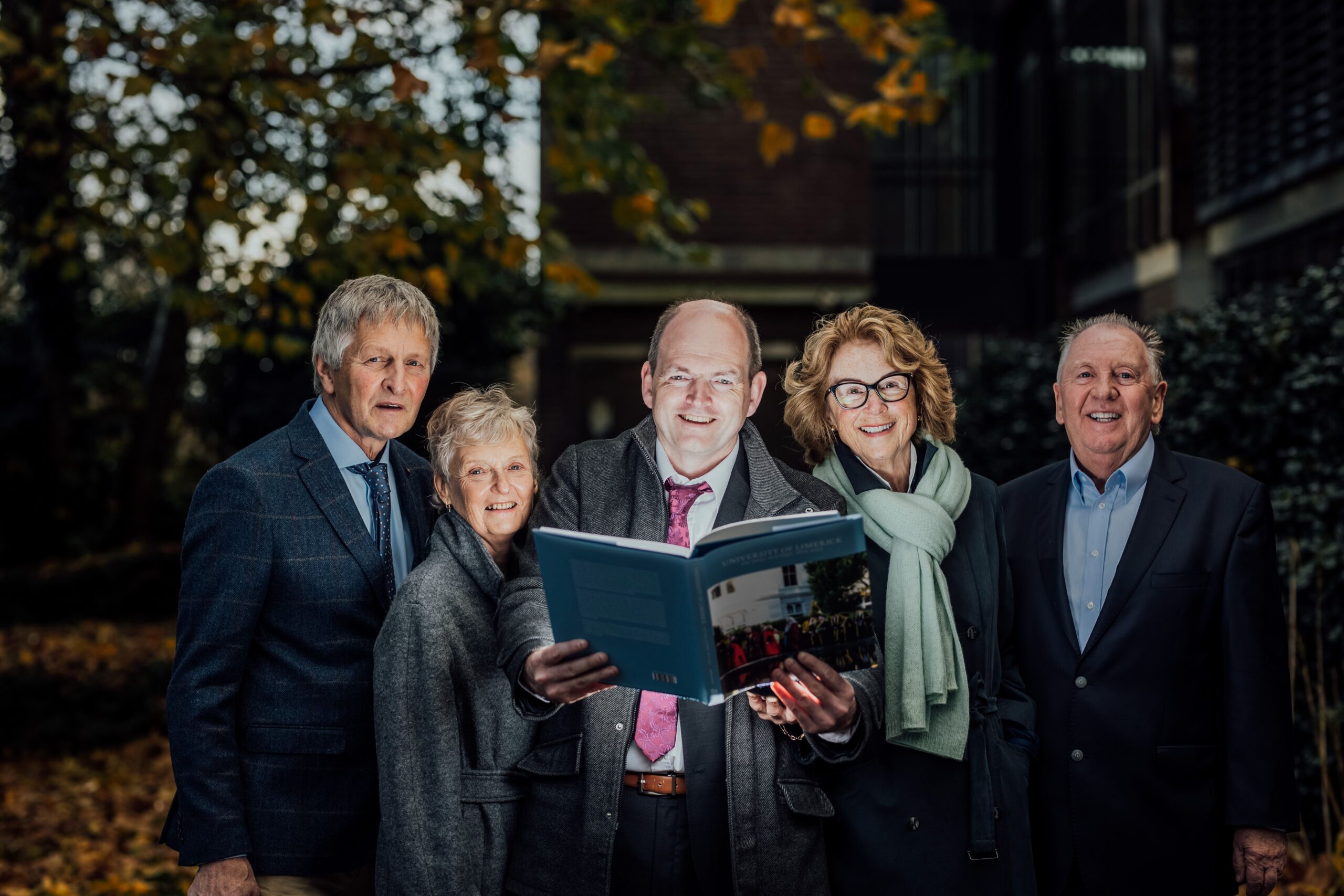 No Repro Fee Brendan and Anne Lillis, and John and Trish Kerr.. two of UL’s very first graduates with alumnus and Faculty of Arts, Humanities and Social Sciences lecturer Dr Martin Walsh pictured today as There were celebrations as a group of University of Limerick’s pioneering first graduates returned to campus for the launch of a new book documenting the University’s social history. Written by alumnus and Faculty of Arts, Humanities and Social Sciences lecturer Dr Martin Walsh, the book tells the story of UL from the days of campaigns for a university for Limerick in the 1960s, the foundation of the National Institute for Higher Education (NIHE) in 1972 and the granting of university status in 1989. It was compiled as a key project of UL 50, a year-long programme of events throughout 2022 and 2023 that marked the mark the institution’s 50th anniversary. Pic. Brian Arthur