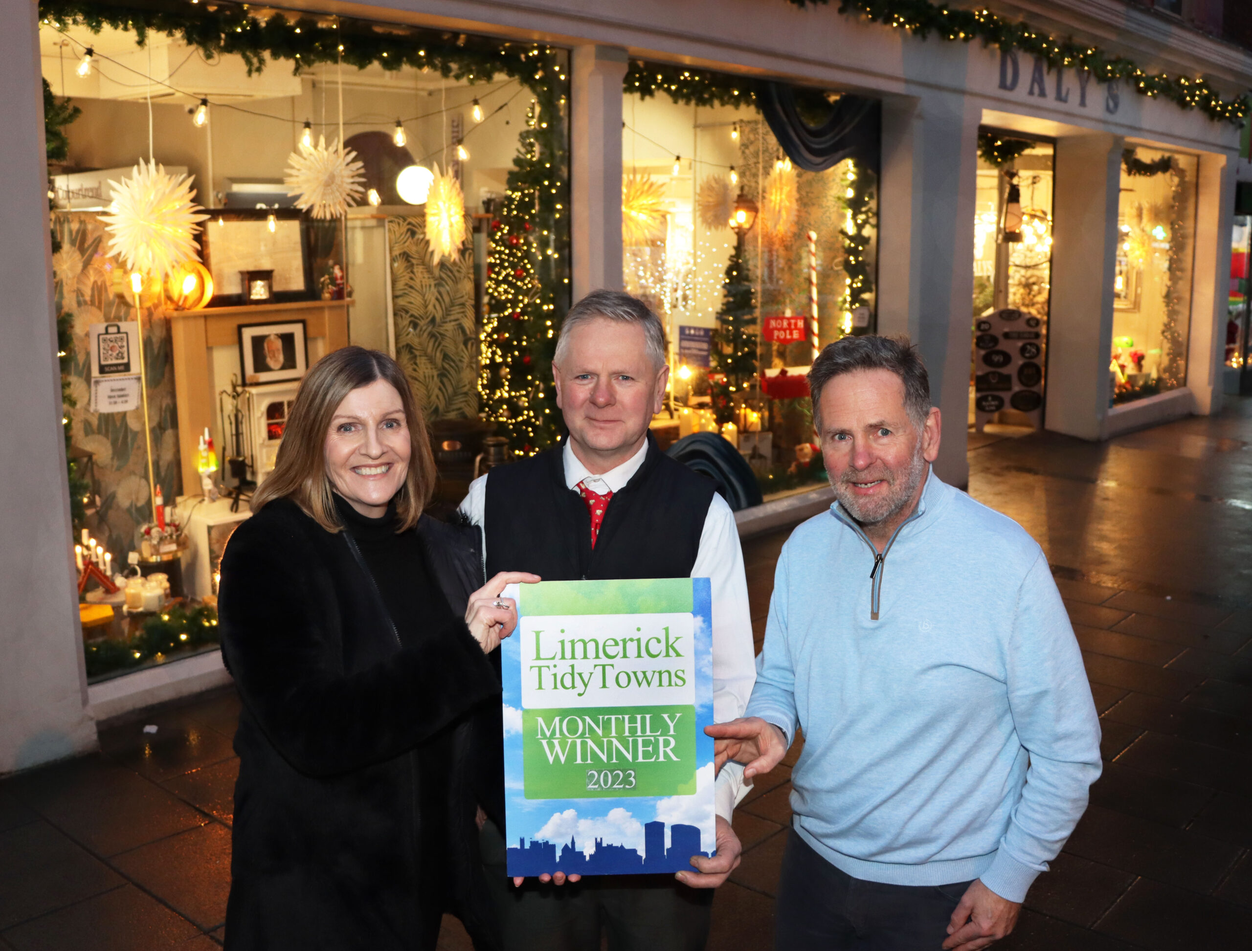 Limerick City Tidy Towns’ sixth and final bi-monthly award for 2023 has gone to Daly’s Hardware & Electrical, at 50-51 William Street
