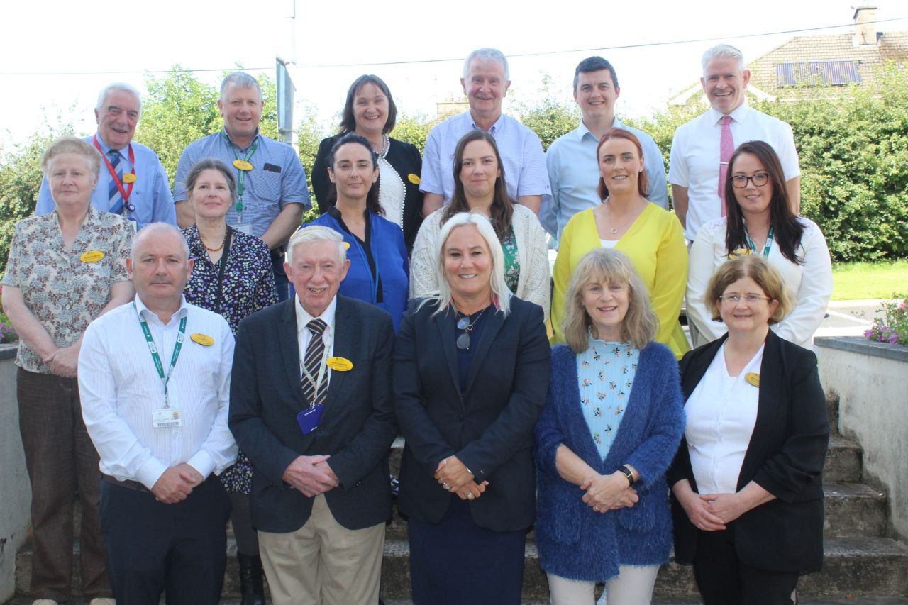 Patient Council at UL Hospitals Group pictured above - Members of the UL Hospitals Group Patient Council with Group CEO Professor Colette Cowan, front row, centre, and John Hannafin, Patient Council Chairman, front row second from left.