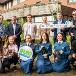 Pictured at the 2024 Limerick Student Enterprise Awards Final at the Castletroy Park Hotel on March 14, 2024 were
Helen Ryan, Senior Enterprise Developement Officer, LEO Limerick, Mike Cantwell, Head of Local Enterprise, LEO Limerick, judge Eoin Sheehan of Country Munch, Aideen Corry, Business Advisor, Local Enterprise Office, Mike O'Byrne, Business Advisor, Local Enterprise Office, event coordinator Garry Lowe of Whizzkids (back)

Junior winners Isis Cacciaguerra, Nell McMahon from Gaelcholaiste Ui Chonba who won for their project 'Baile Do Bheacha', Senior winners from Desmond College, Laura Brennan, Elissa Shiels, Caoimhe Greene who won for their project 'Des Tech' and Intermediate winner Tadhg Purcell from Coilaste Ciaran who won for his project 'TP Decals' (front). Picture: Olena Oleksienko/ilovelimerick