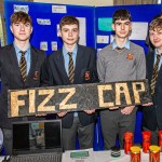 Pictured at the 2024 Limerick Student Enterprise Awards Final at the Castletroy Park Hotel on March 14, 2024 were Ardscoil Rís students pictured with their project Fizz Cap. Picture: Olena Oleksienko/ilovelimerick