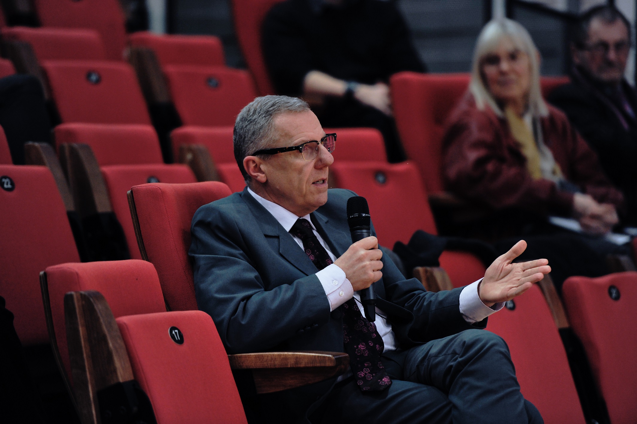 MIC February public lecture series - pictured above is Professor William Leahy, Dean of the Faculty of Arts