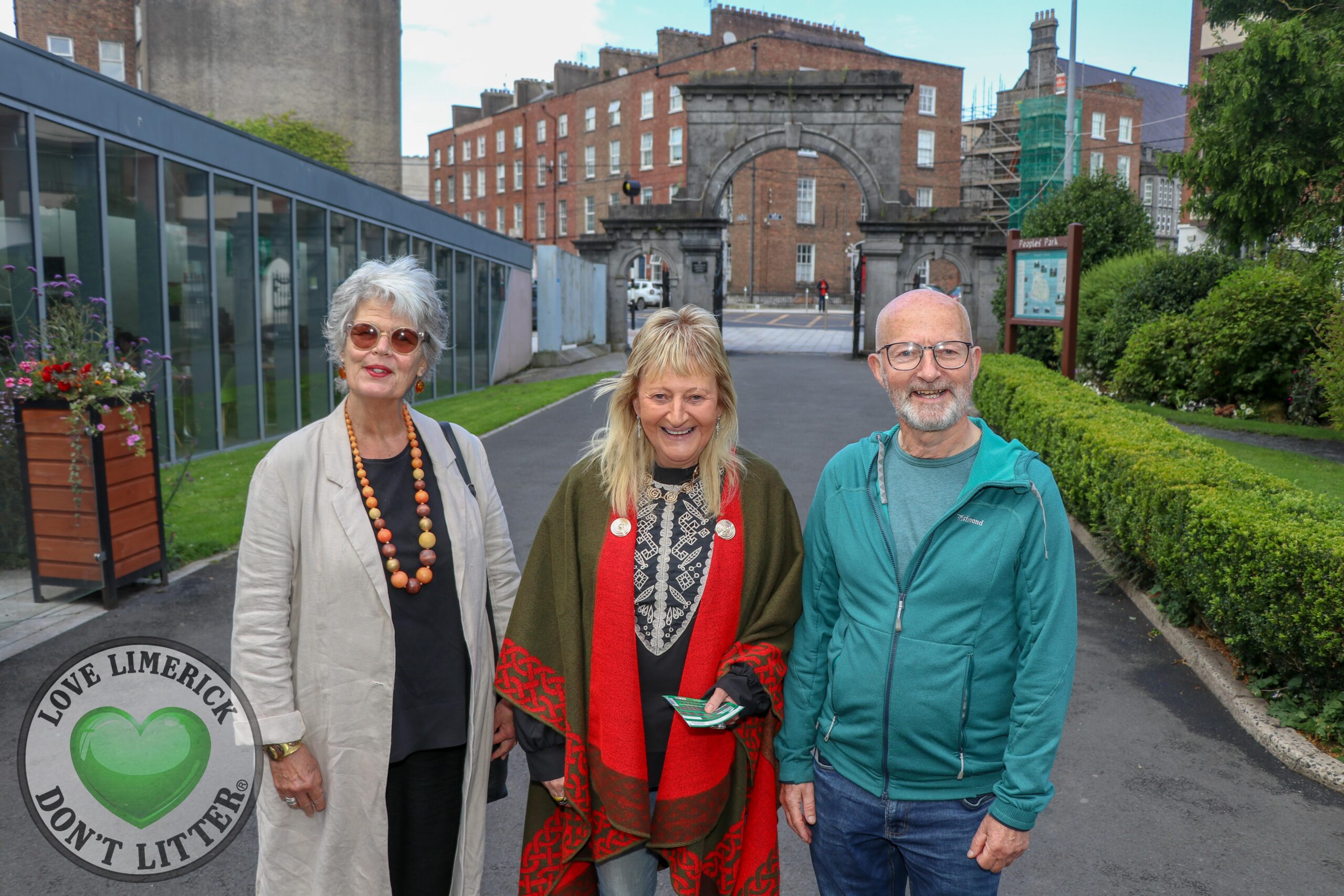 Grey Hares Ensemble members Mike Quirke, Nóirín Ní Riain Ph. D and Marie Richardson