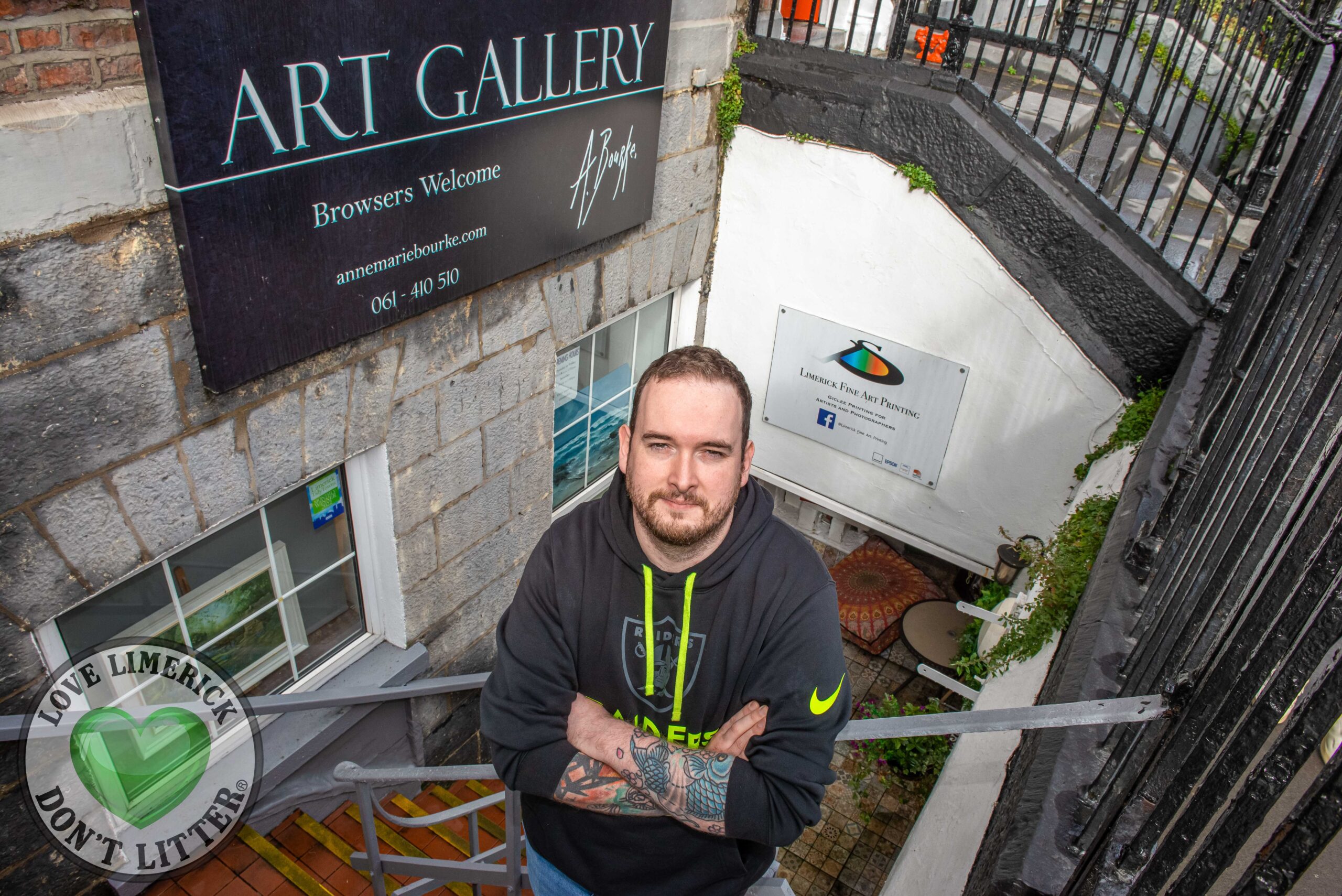 Dave Bourke of Limerick Fine Art Printing, O'Connell Street. Picture: Olena Oleksienko/ilovelimerick