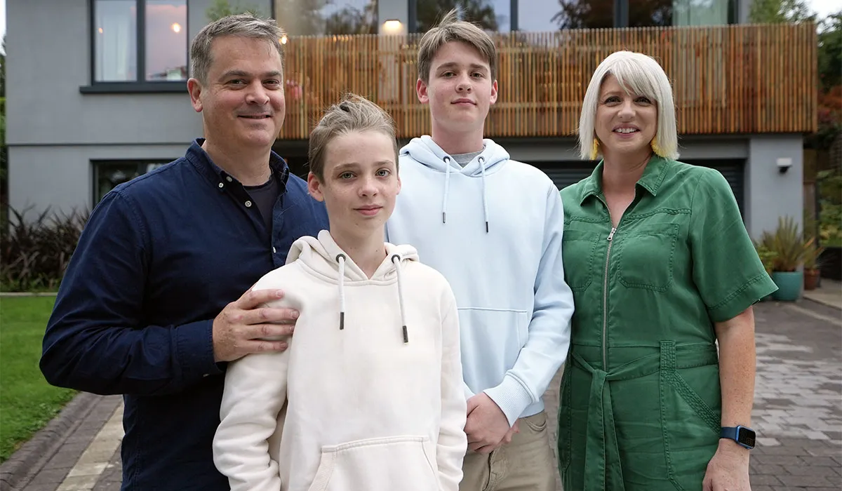 2025 Home of The Year Amy and Eoin Martin with their sons