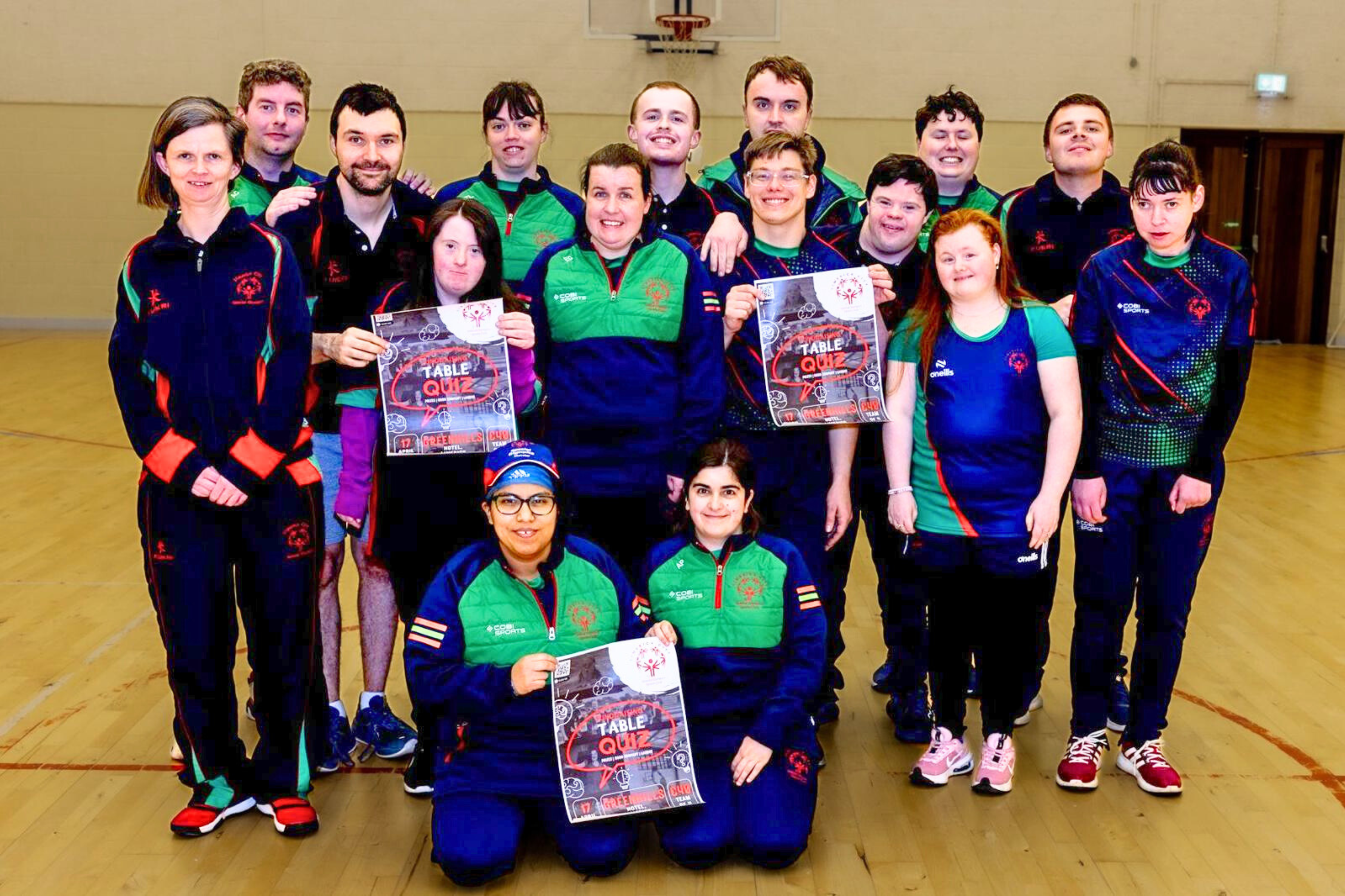 Athletes from Limerick City Special Olympics Sports Club launch their fundraising Table Quiz, due to take place in Greenhills Hotel on April 17th.