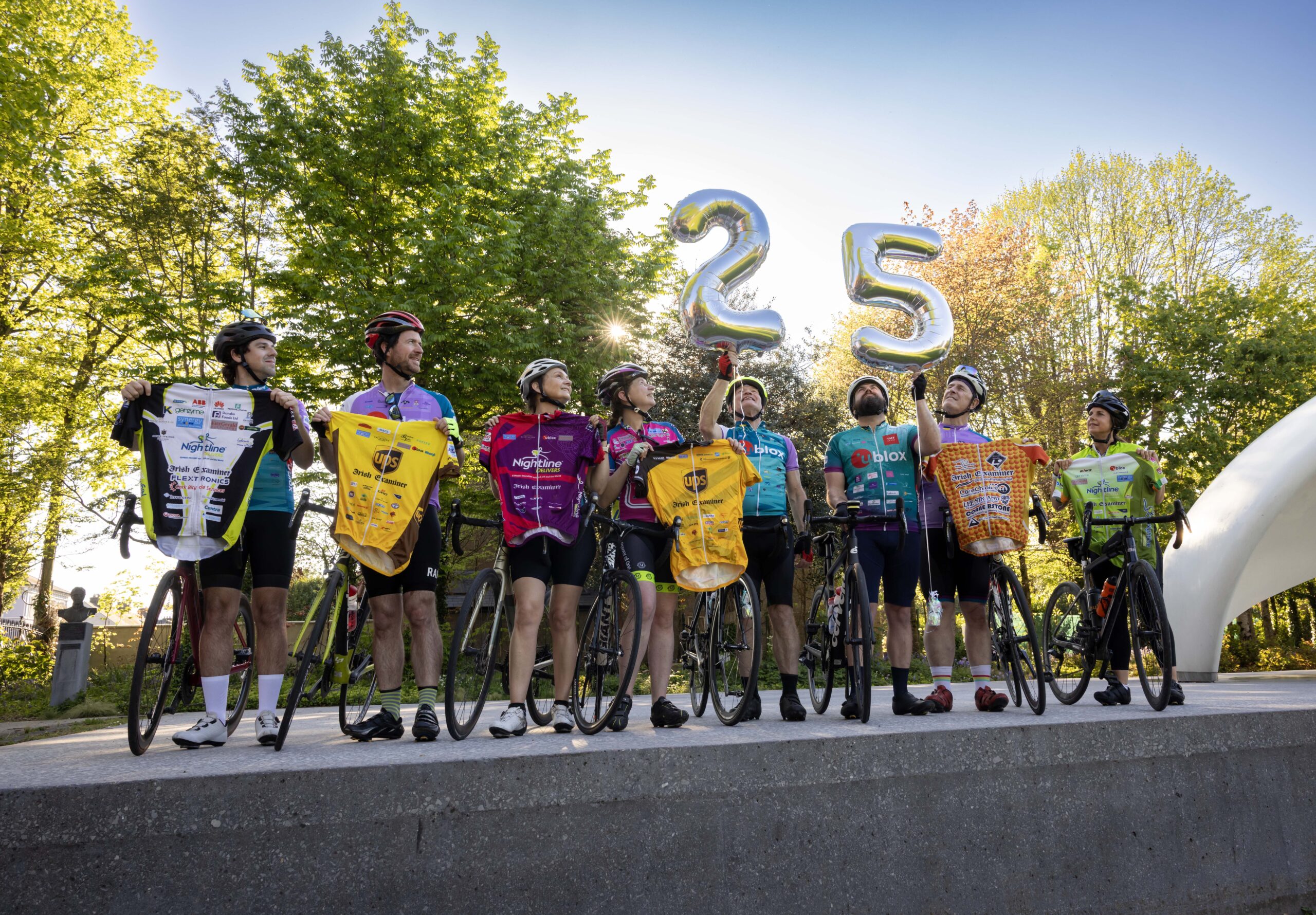 Tour de Munster participants gathered at Fitzgerald’s Park in Cork to celebrate the upcoming 25th edition of the Tour de Munster charity cycle. The 600km annual charity cycle, takes place this August and has been a cornerstone of community fundraising across Munster since 2001, raising over €5 million in support of the Munster branches of Down Syndrome Ireland (DSI). For more information, visit www.tourdemunster.com.