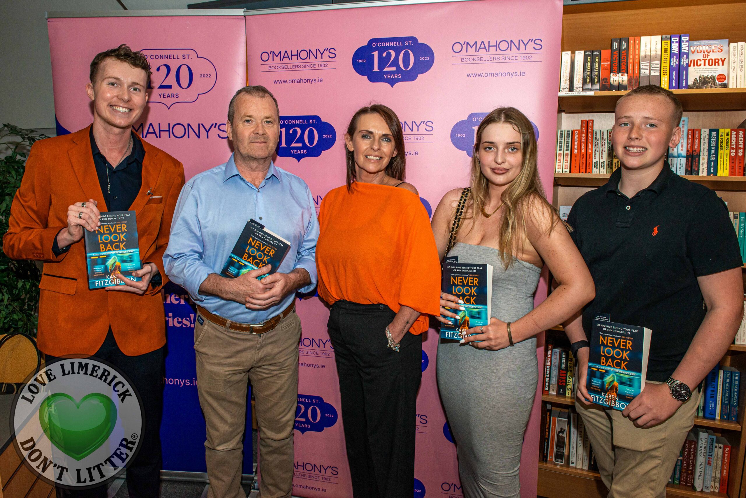 Limerick author Karen Fitzgibbon launched 'Never Look Back', the second novel in the Lana Bowen series at O’Mahony’s Bookshop on Thursday, May 8, 2025. Picture: Olena Oleksienko/ilovelimerick