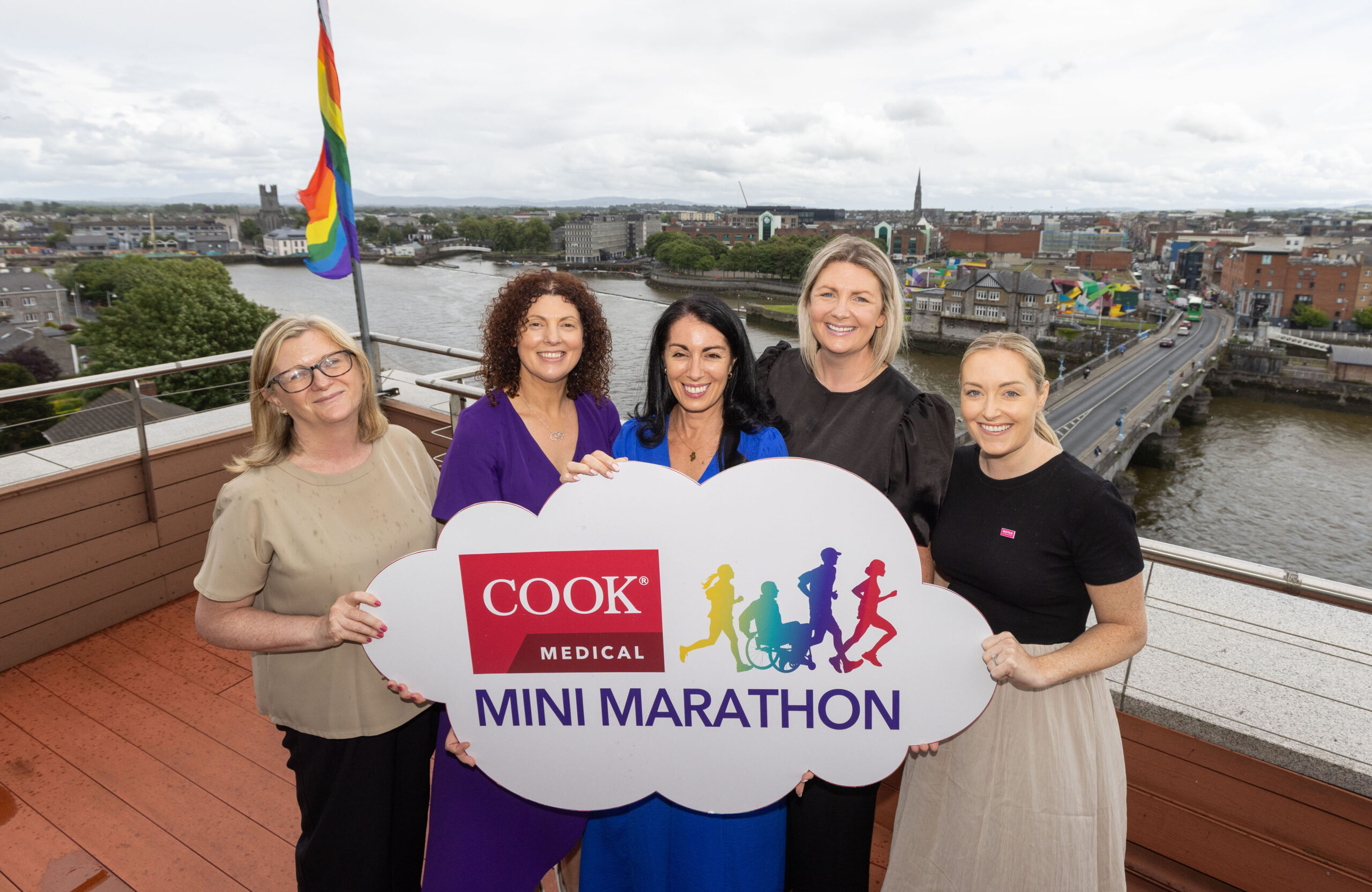 The 2025 Cook Medical Mini Marathon was officially launched today at the Strand Hotel, Limerick, marking a significant milestone—Cook Medical’s 10th year as proud title sponsor. Over 3,000 participants from all over Ireland are expected to take part in the event on Sunday, 5 October. Attending the launch of The 2025 Cook Medical Mini Marathon were, l-r Denise Dunne, ADAPT, Mairead O’Keeffe, Children’s Grief Centre, Carla DiBenedetto, HR director and race ambassador at Cook Medical, Kate Finucane, St. Gabriel’s Foundation and Jackie Leonard, NOVAS. Picture: Alan Place