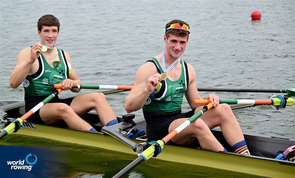 Jack Rafferty historic gold at U19 World Rowing Championships