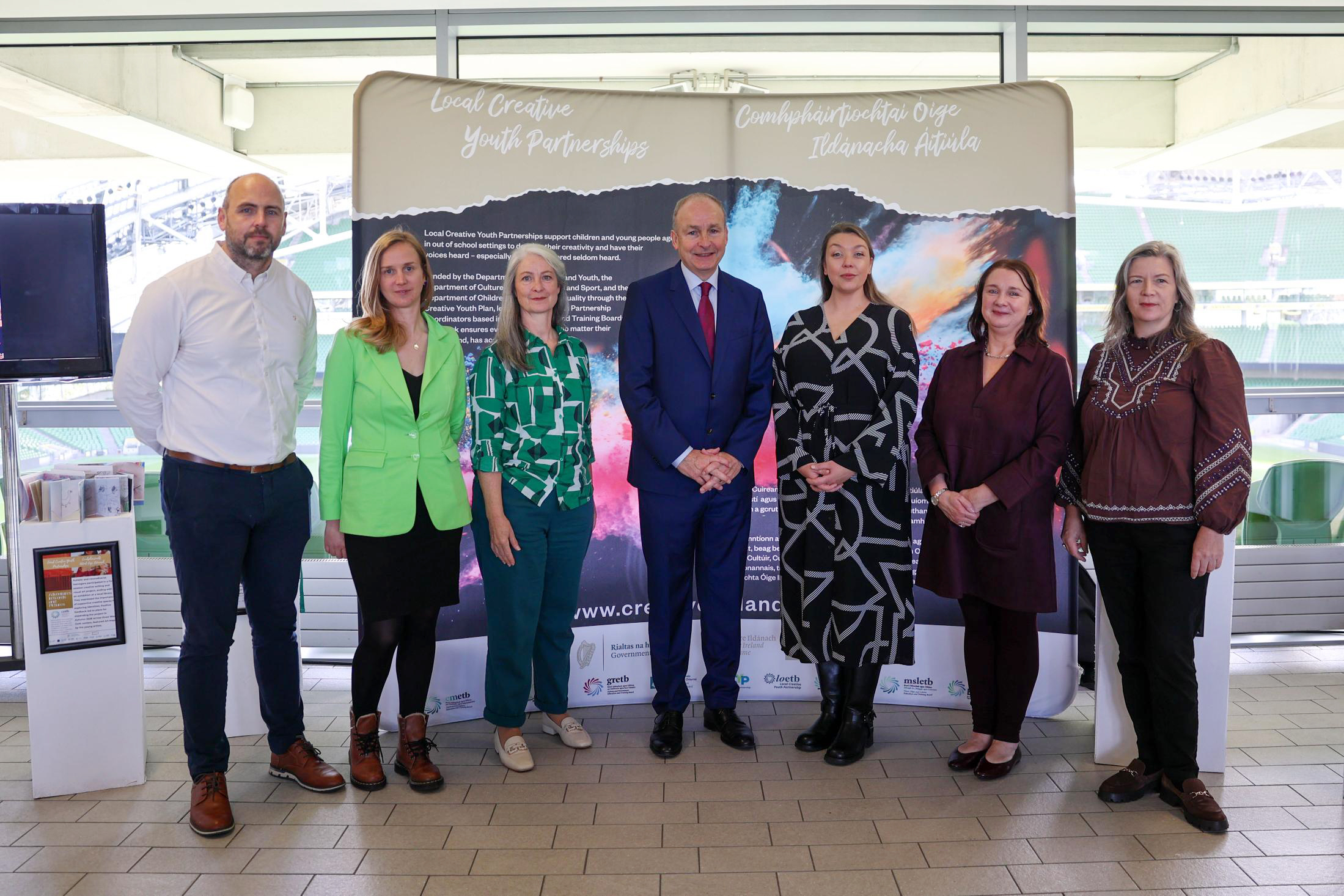 Taoiseach Miche??l Martin at the Child Poverty & Wellbeing Summit in the Aviva, Dublin where he gave the opening address on Thursday 11 September 2025.??Photograph: Government Information Service