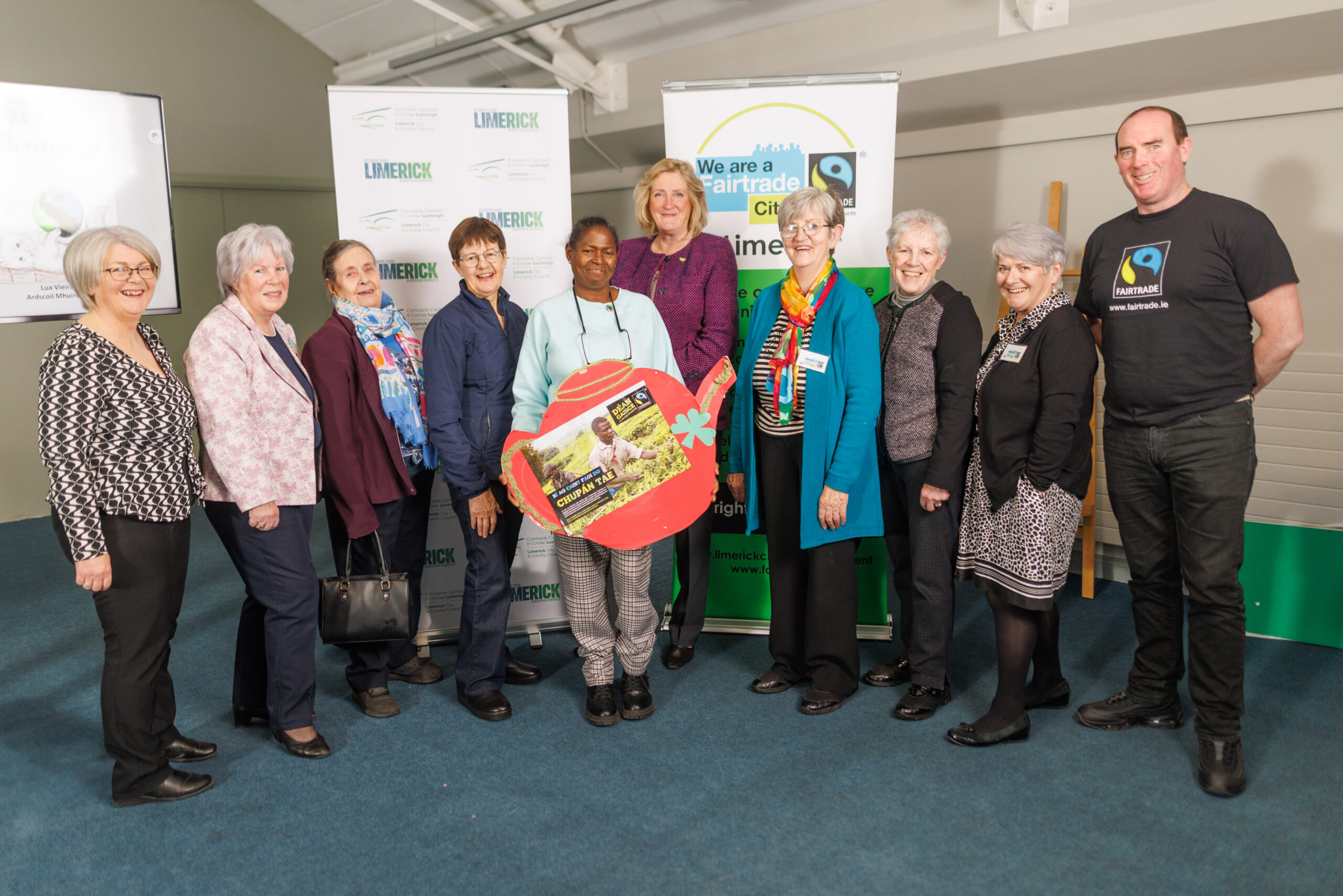 Fairtrade Limerick 20th year celebrations at City Hall, Limerick