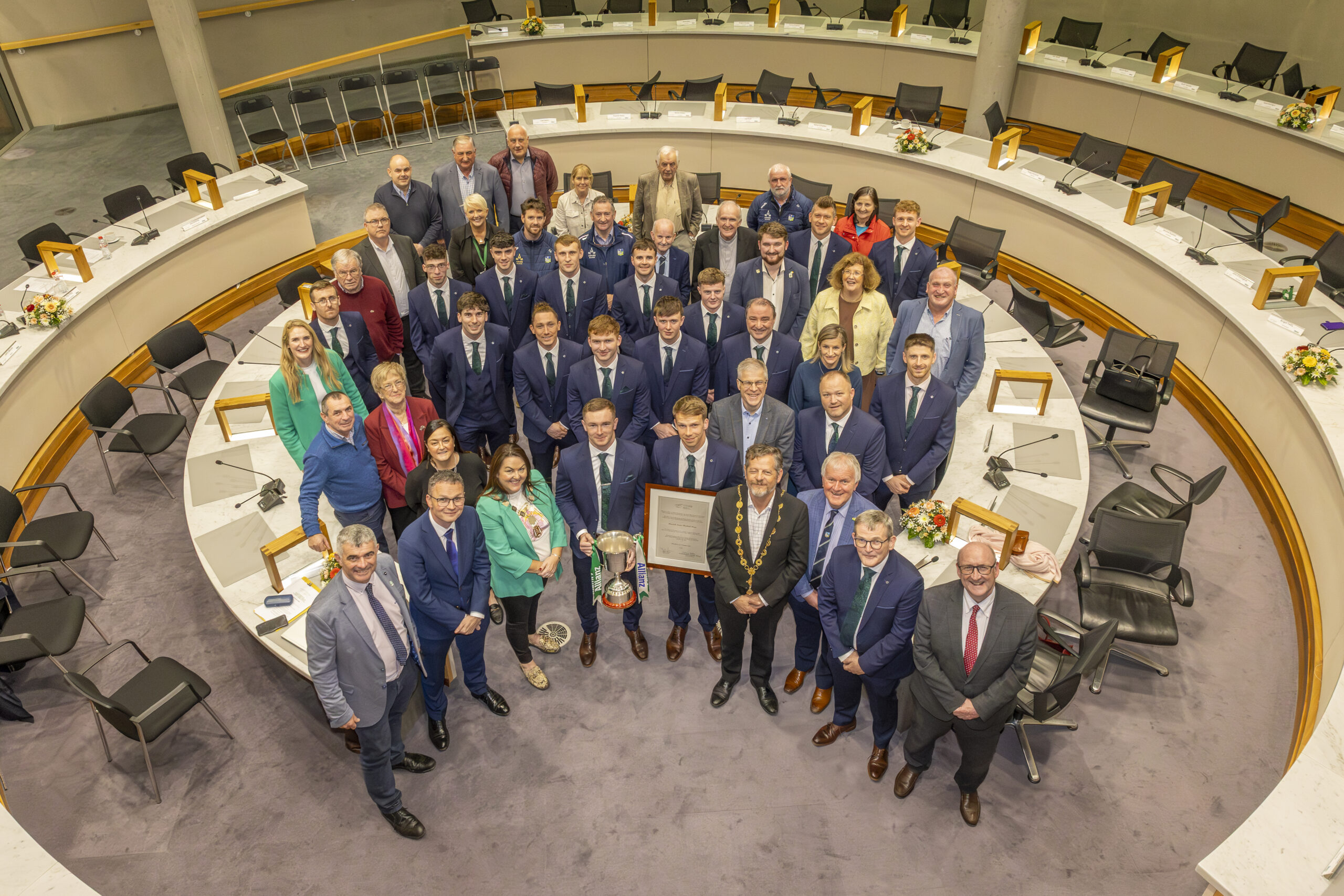 Limerick City and County Council Civic Reception for the Limerick Senior Football Team civic reception- -Picture by Kieran Ryan-Benson