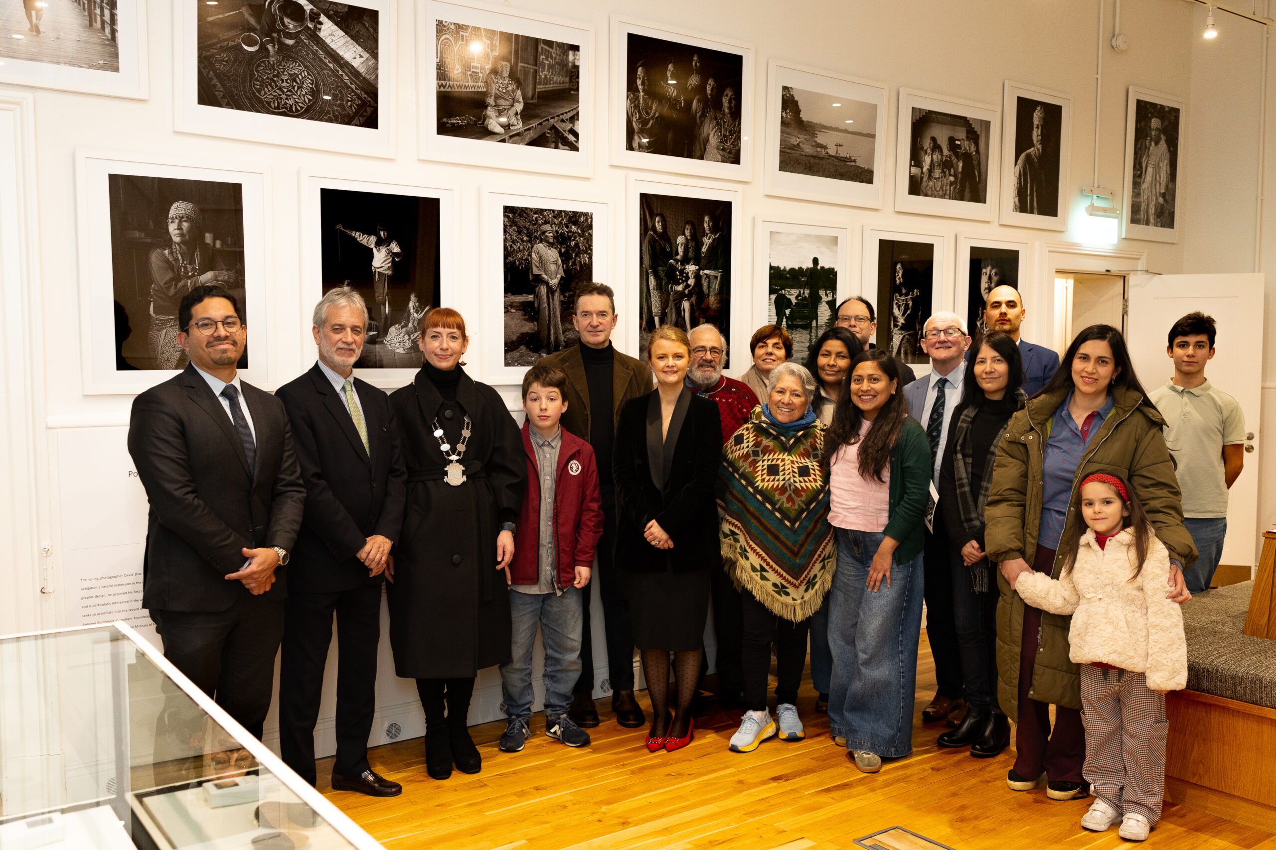 28-11-2025 Limerick Museum, Henry StreetShipibo-Konibo, Portraits of my Blood by David Díaz Gonzales is a freelance Shipibo-Konibo photographer based in Pucallpa, Peru. Offically opened by The Ambassador of Peru to Ireland is His Excellency, Mr. Jaime Cacho-Sousa, Deputy Mayor of Limerick, Cllr Maria Donoghue, hosted by Dr Matthew Potter and Zara Power Limerick Museum and curated by Maurice Quillinan. Picture: Keith Wiseman