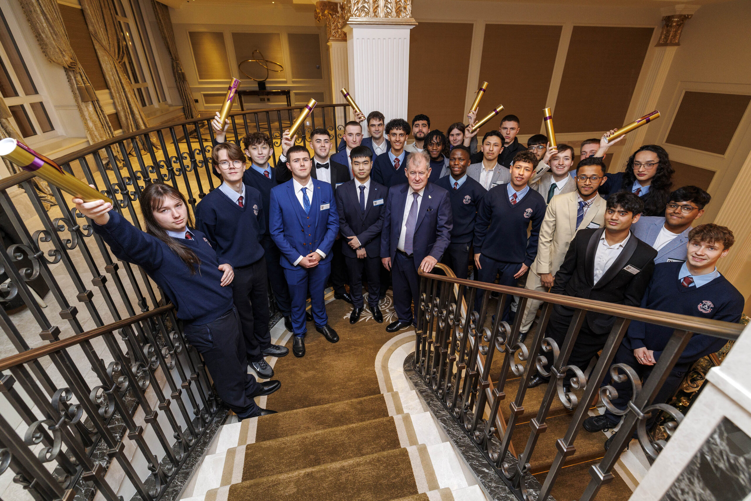 Former students of Coláiste Mhichíl CBS Sexton Street were honoured at the JP McManus Scholarship Awards in Adare Manor on Saturday night. Pic Arthur Ellis