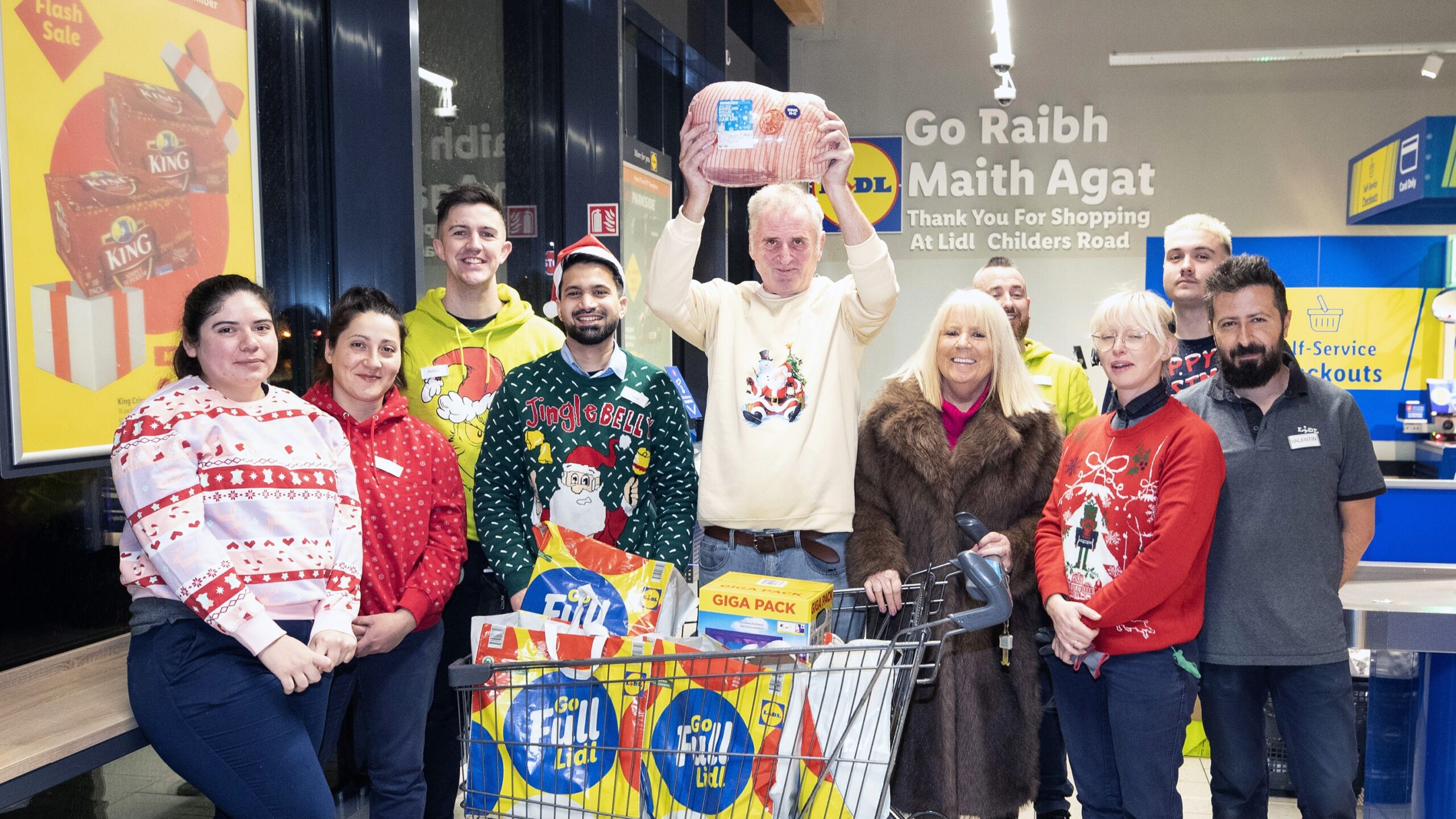 limerick lidl shoppers