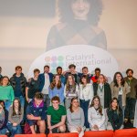 Catalyst International Film Festival held a series of workshops and events for schhols at the Belltable Limerick on Thursday, April 23. Picture: Olena Oleksienko/ ilovelimerick