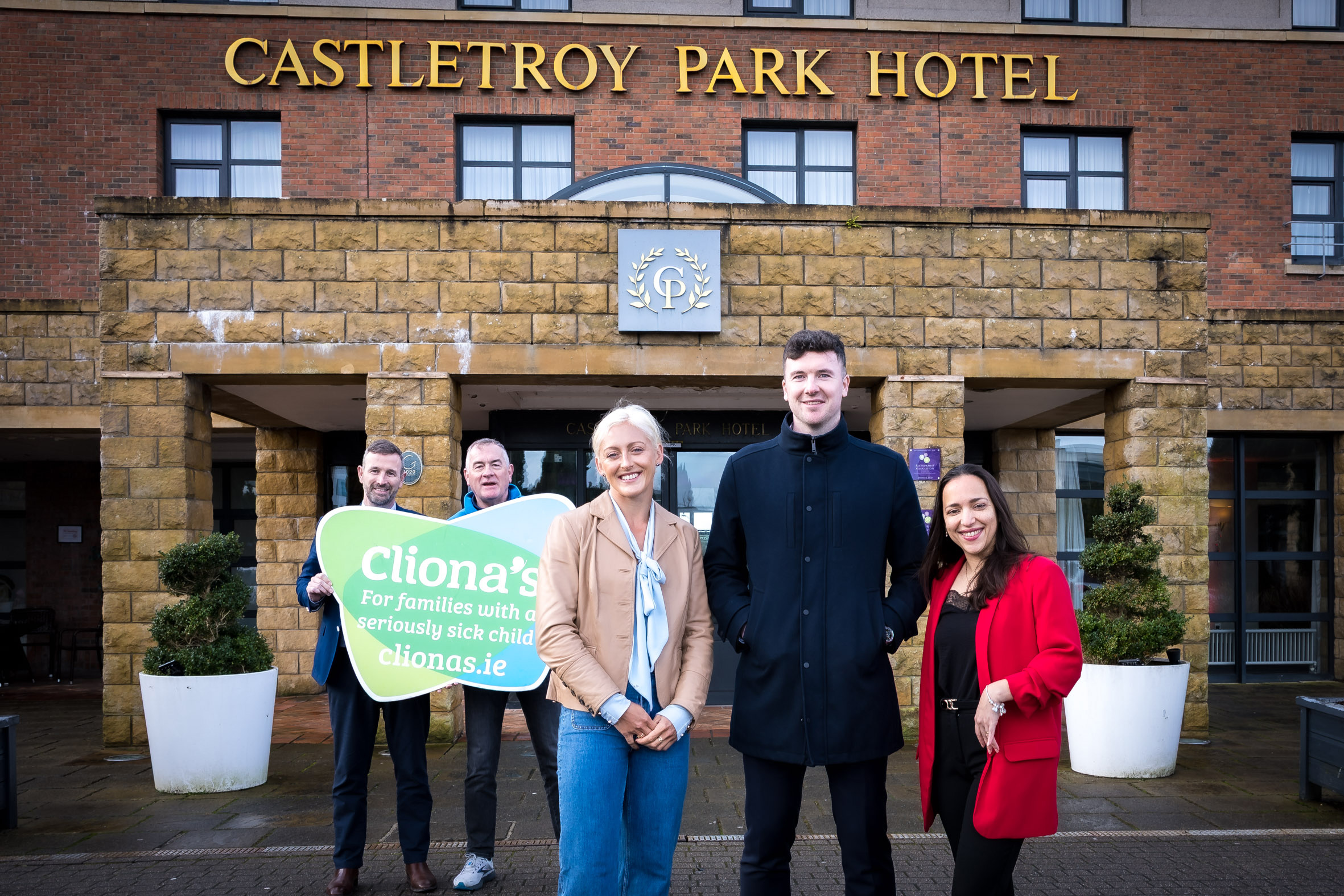 Clionas Foundation, Networking Breakfast in Aid of Cliona’s Foundation to Feature Inspiring Panel on Resilience and Resolve on February 26, 2026 in the Castletroy Park Hotel, Limerick pictured here are and Tom O'Connor, Conack Construction Managing Director., Brendan Ring, Clionas Foundation, Sarah Lavin, Olympic Athlete , Declan Hannon, former Limerick Senior Hurling Captain and Michele Roys, respected entrepreneur. Picture: Keith Wiseman