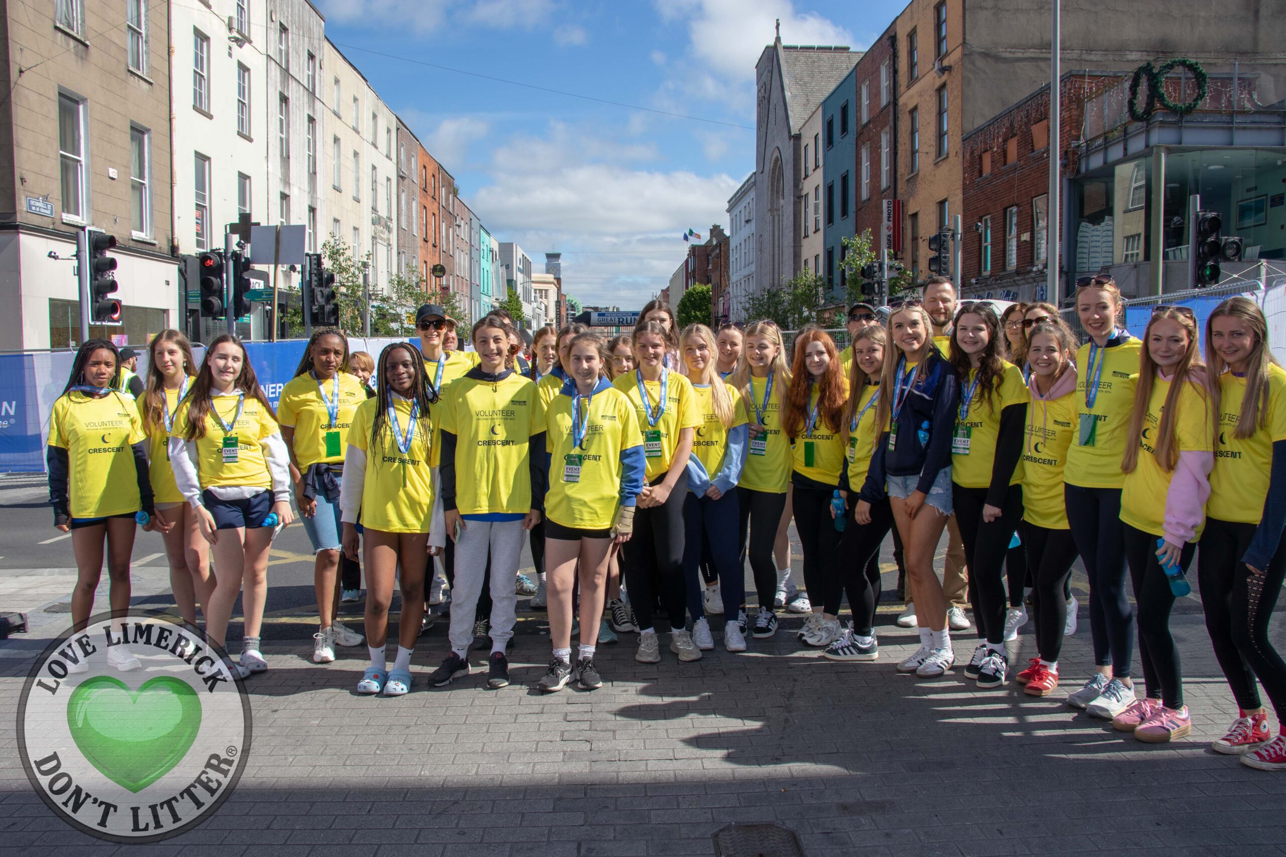 Crescent Shopping Centre has highlighted its pride in continuing its sponsorship of the Regeneron Great Limerick Run Volunteer Programme 2026