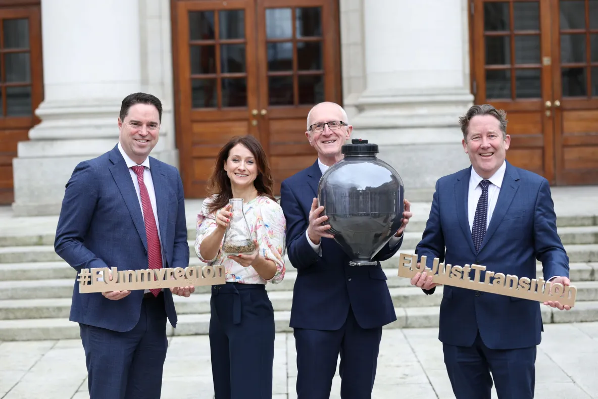 University of Limerick researchers are to lead a €5 million project designed to turn climate innovation into real-world solutions for rural communities and industry, it has been announced. The BIOCHAR project, led by Professor JJ Leahy, Department of Chemical Sciences and member of the Bernal Institute, will mark a major step forward in turning biochar research into practical climate solutions for agriculture, construction and industry. Biochar is a carbon-rich material produced from sustainably sourced biomass (such as wood chips or crop residues) which has the potential to improve soil health, reduce greenhouse gas emissions, enhance construction materials and support circular economy value chains. The research project will bring together a range of partners from across Ireland and leverage their experience to develop and produce a sustainable biochar product for demonstration in agriculture, water treatment, and transport infrastructure. The project will also develop a high-level blueprint for a mid-sized biochar facility to support future investment and replication in the region. BIOCHAR aims to maximise the visibility, uptake and scalability of project results by delivering targeted dissemination and exploitation activities that translate biochar research into practical, sector-specific insights for agriculture, construction, industry, policymakers and rural communities. The project focuses on ensuring that these benefits are accessible, economically viable and aligned with regional and national climate goals. The project will be delivered in Ireland’s Just Transition region in the Midlands, supporting rural communities as they adapt to climate action through innovation, skills development and sustainable economic opportunity. BIOCHAR is one of two bioeconomy demonstration initiatives announced by Minister for Agriculture, Food and the Marine, Martin Heydon TD, and Minister for Climate, Energy and the Environment, Darragh O’Brien TD. In addition to the €5 million funding for the UL-led project, a further €5 million is being awarded to ‘TRANSFORM’, which is led by University College Dublin. Marking the announcement, Minister Heydon said: “I am delighted to announce this €10 million in funding for two new bioeconomy demonstrator projects, as part of the EU Just Transition Fund. The BIOCHAR and TRANSFORM projects will demonstrate the potential uses of biochar in agriculture, bioenergy and sustainability, as well as transforming agri-food byproducts and waste into functional ingredients. This investment will build on the €22 million already committed to other bioeconomy pilot projects, demonstrating the Government’s commitment to ensuring the bioeconomy is scaled up across our economy and our rural areas.” Commenting on the initiatives, Minister O’Brien stated: “I am delighted to see investment in two further bioeconomy demonstration projects in the Midlands region as part of the EU Just Transition Programme. This further investment into the region will support sustainability, innovation, economic and employment opportunities while continuing to build a solid base for regional expertise in this emerging area. "The ‘BIOCHAR’ and ‘TRANSFORM’ projects provide an excellent opportunity to showcase the practical application of the circular economy model while demonstrating how the efficient and sustainable use of waste and by-products can support climate and economic goals. I look forward to hearing more about these projects as they develop and deliver opportunities within the Midlands region.” BIOCHAR will deliver tailored engagement activities, sector-focused resources and knowledge-sharing initiatives designed to support uptake of biochar solutions, while also informing policy development and future investment decisions. UL's Professor Leahy has highlighted the project’s focus on impact and collaboration: “BIOCHAR is about moving from research to real-world application. By working closely with partners and rural communities, we are ensuring that biochar solutions are practical, scalable and capable of delivering long-term value as part of Ireland’s climate transition. “Bringing together research organisations, industry partners, policymakers and community stakeholders, the project will engage participants across the Just Transition region and beyond, ensuring that project outcomes are widely shared and embedded beyond the project’s duration.” Head of the EU Commission Representation in Ireland, Peter Power, said: “The EU Just Transition Fund is supporting Ireland’s Midlands in its path towards a net-zero economy that works for people and communities. "The support announced for two circular bioeconomy projects is yet another example of how the EU JTF Programme is drawing on the resources and expertise already available within the region to strengthen innovative ecosystems and to create high-value, sustainable jobs. This is fully in line with the EU JTF’s objective, to support innovative and place-based opportunities that will have a lasting impact on the territory and on its people.”