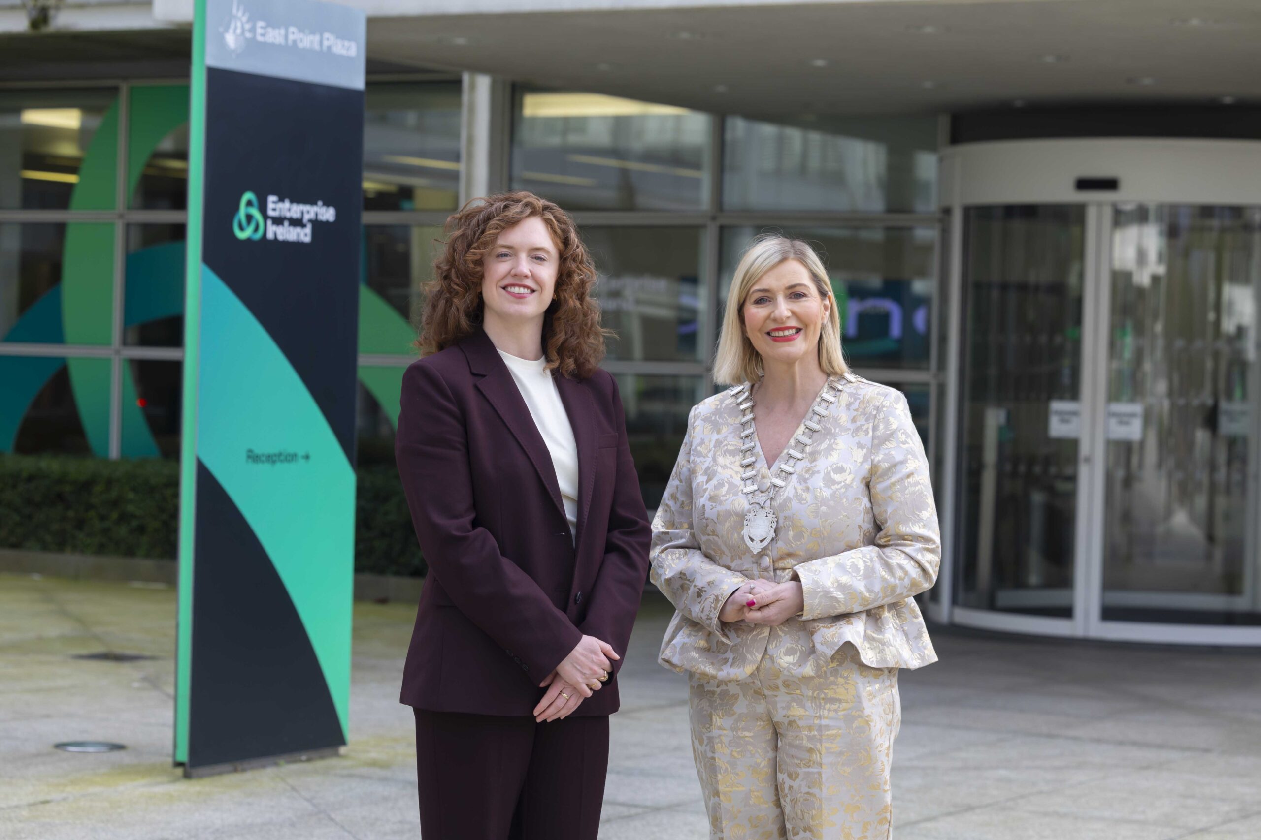 Sarah Walker of Enterprise Ireland and Network Ireland President Karen Ronan pictured ahead of this Saturday's International Women’s Day event. Credit Patrick Browne