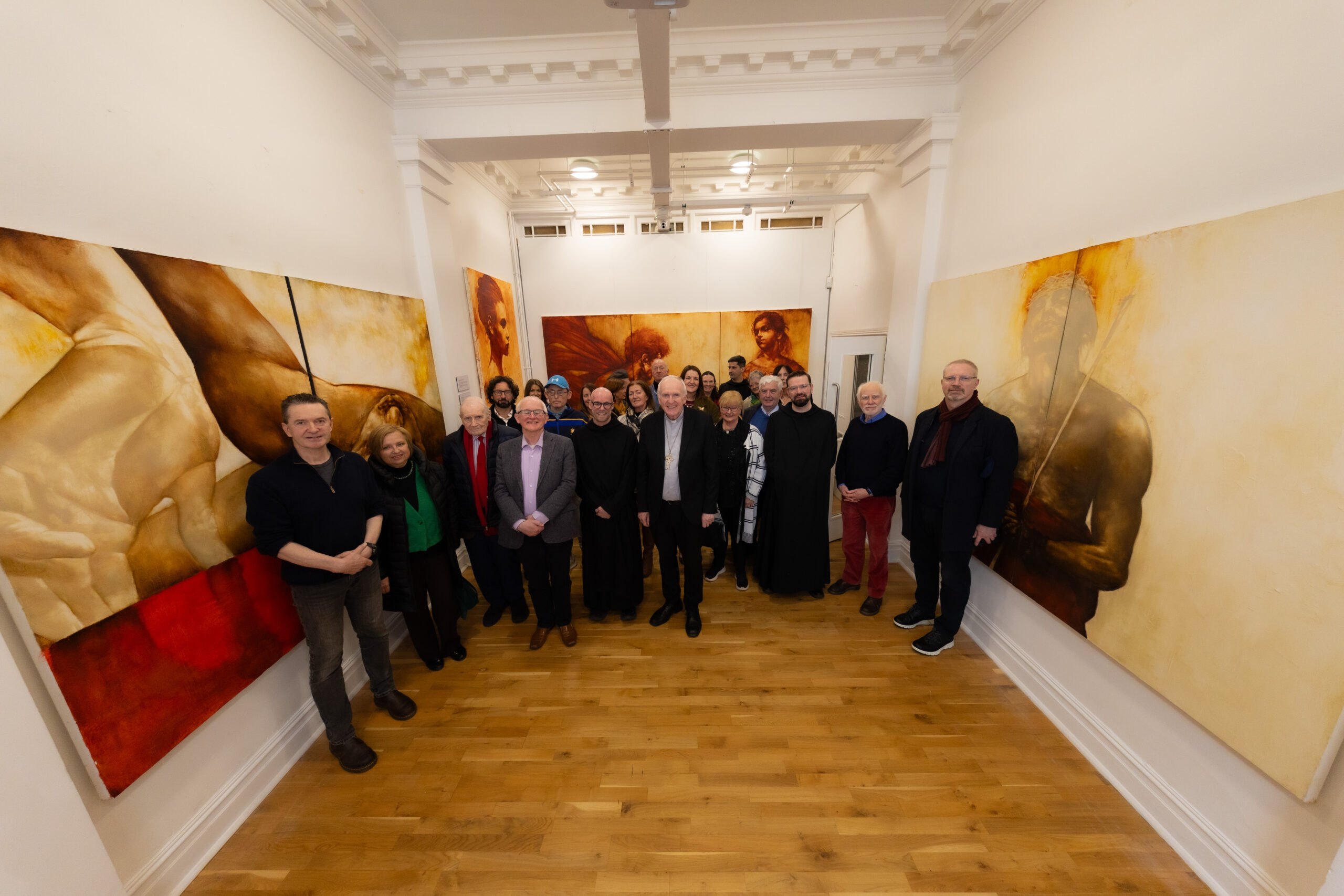The Mystery and the Mud exhibition of paintings by Brother Emmaus O’Herlihy OBS, curated by Maurice Quillinan has opened at Limerick Museum