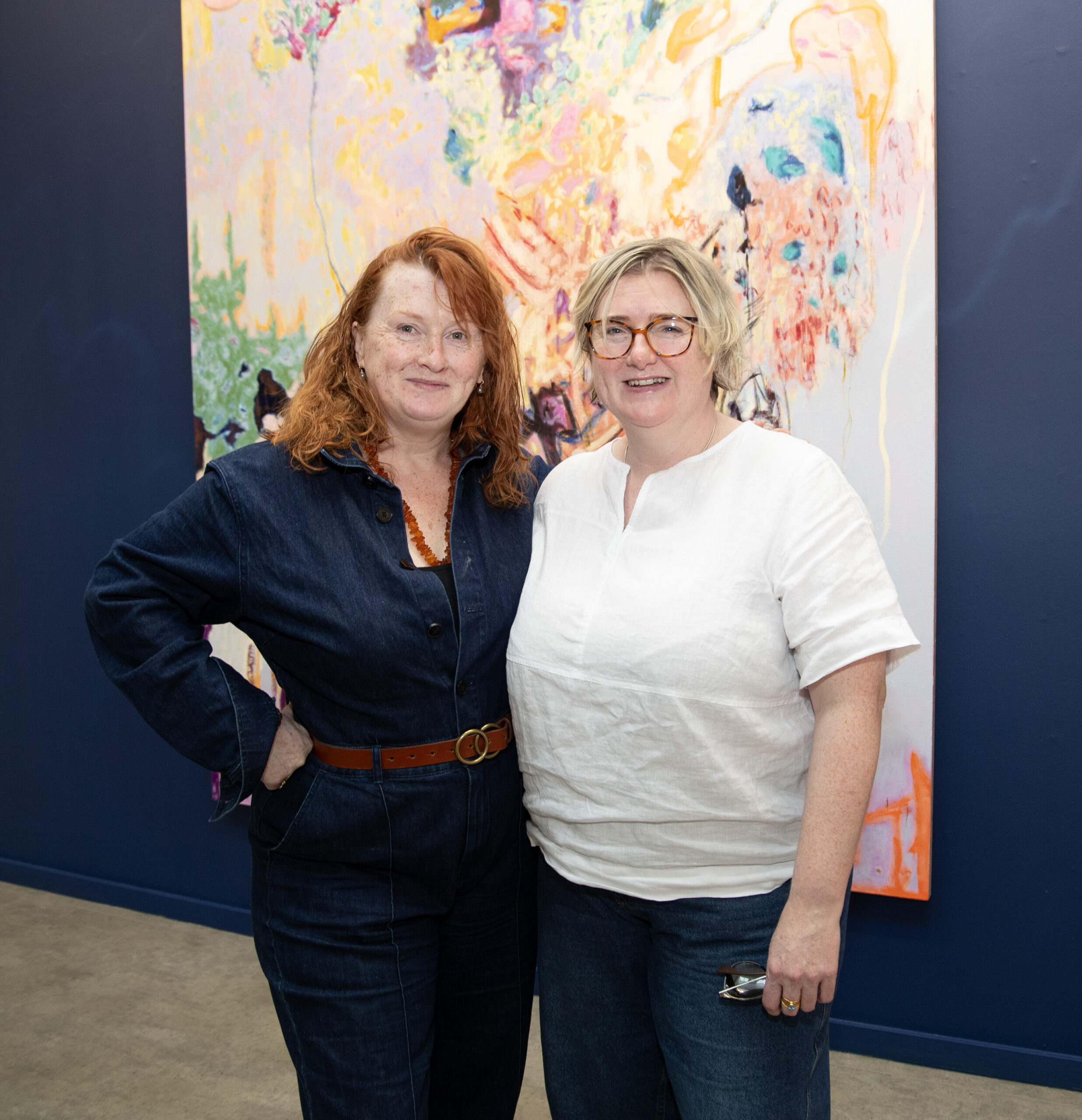 Photographed are the artist Sarah Dwyer and sister Cliona Dwyer. Photograph Liam Burke/Press 22