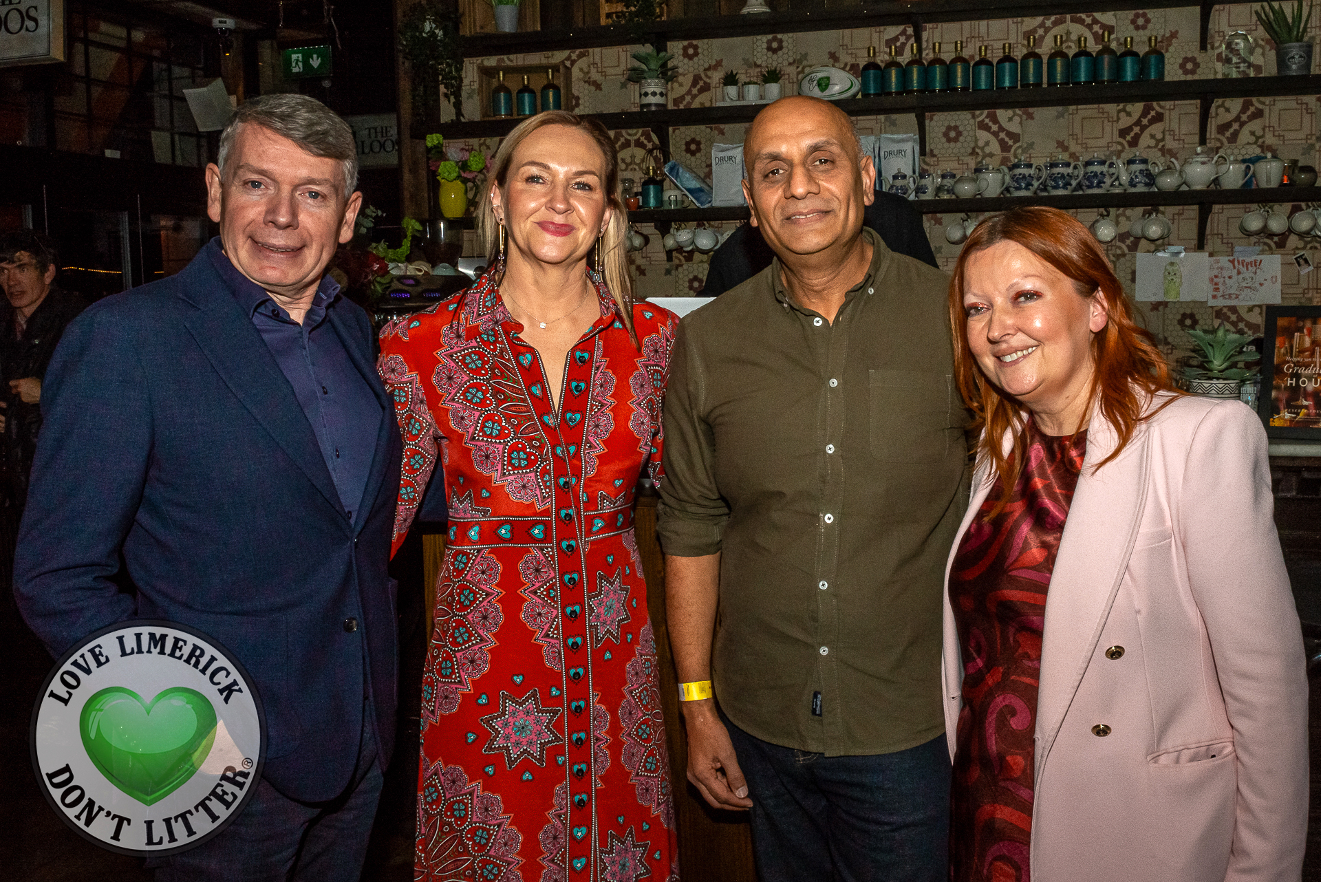 Ronan and Anne Branigan pictured with Altaf Khan, Director of Operations, The Savoy Collection and Jacinta Khan, Sales & Marketing Manager, The Savoy Collection