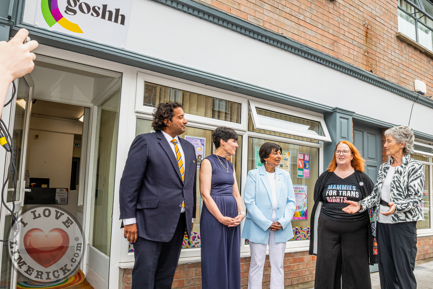 President Catherine Connolly visited GOSHH in recognition of their work for the LGBTQIA+ community and marginalised group on Thursday, July 9th, 2026. Picture: Olena Oleksienkoilovelimerick