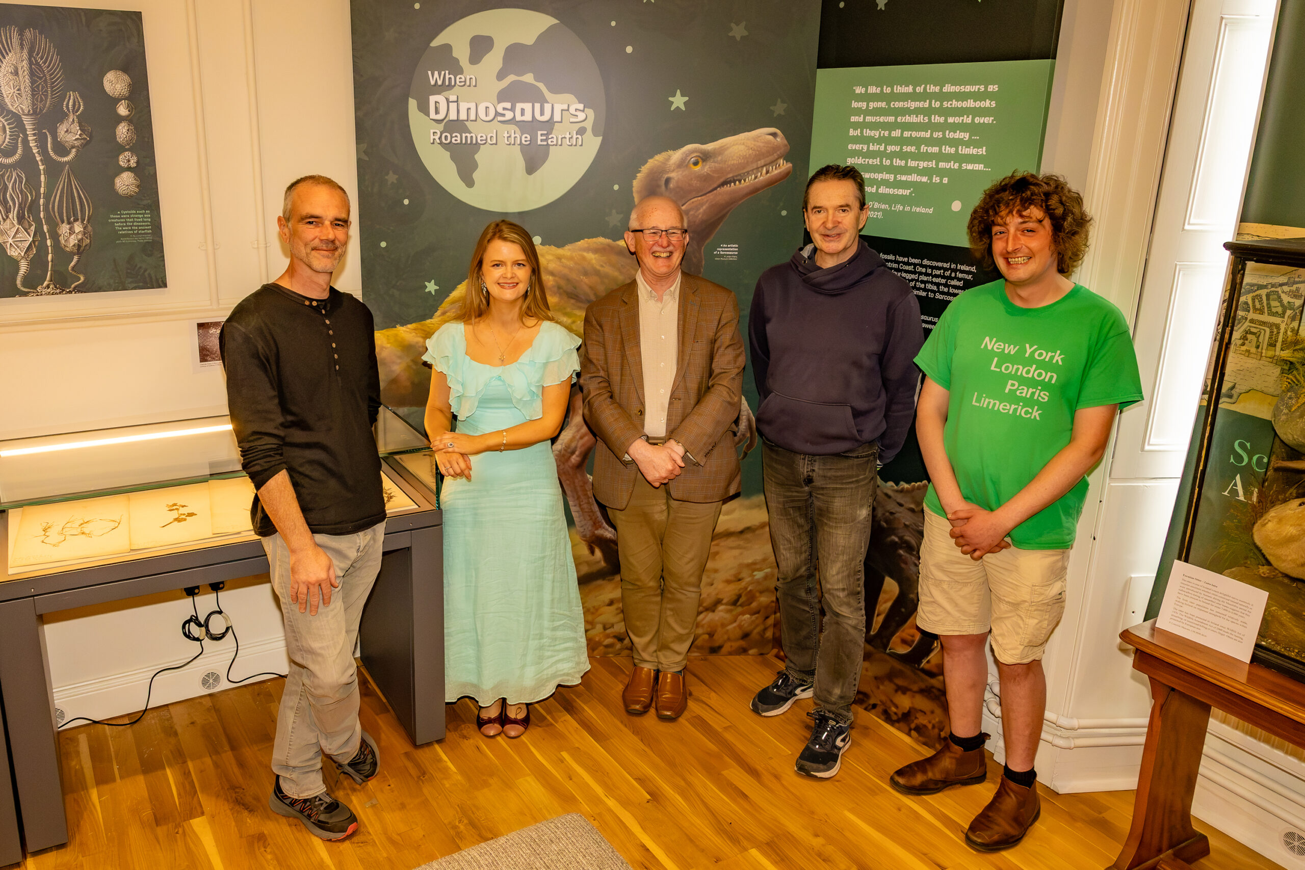 Official Opening of an Exhibition of Limerick Museum's Natural History Collections, Curated by Dr Zara Power, Assistant Curator Limerick Museum. - Dr Zara Power, Assistant Curator Limerick Museum with her team -.Picture by: Kieran Ryan-Benson