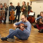 Pictured at the Irish Chamber Orchestra Studio in the University of Limerick for the Keep Lyric in Limerick protest on November 14, 2019. Pictures: Anthony Sheehan/ilovelimerick.