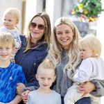 Adare Ryder Cup Cup Community Engagement Event 
Street festival
Dana Slattery and Linda Doherty with Michael Hannon, Julia Hannon, and twins Cj and Ogie Lynch.Pic Arthur Ellis