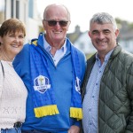 Adare Ryder Cup Cup Community Engagement Event 
Street festival
L-R Deirdre O'Brien, Newcastlewest, Jimmy O'Neill, Hospital and Richard O'Donoghue TD. Pic Arthur Ellis