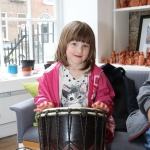 Pictured at a drumming workshop in celebration of Africa Day at Narrative 4. Picture: Orla McLaughlin/ilovelimerick.