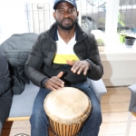 Pictured at a drumming workshop in celebration of Africa Day at Narrative 4. Picture: Orla McLaughlin/ilovelimerick.