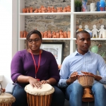 Pictured at a drumming workshop in celebration of Africa Day at Narrative 4. Picture: Orla McLaughlin/ilovelimerick.