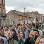 An All-Ireland Senior Hurling Championship Final Limerick v Kilkenny Big Screen event took place on Sunday, July 23, 2023 at Pery Square, Limerick. Picture: Olena Oleksienko/ilovelimerick