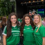 An All-Ireland Senior Hurling Championship Final Limerick v Kilkenny Big Screen event took place on Sunday, July 23, 2023 at Pery Square, Limerick. Picture: Olena Oleksienko/ilovelimerick